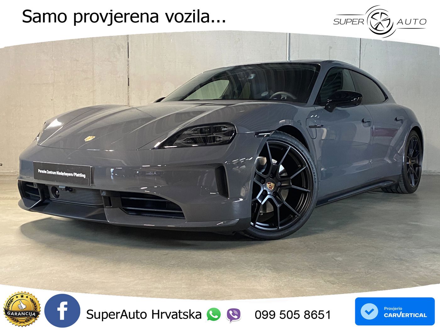 Porsche Taycan Sport Turismo 105 kWh (435 KS)