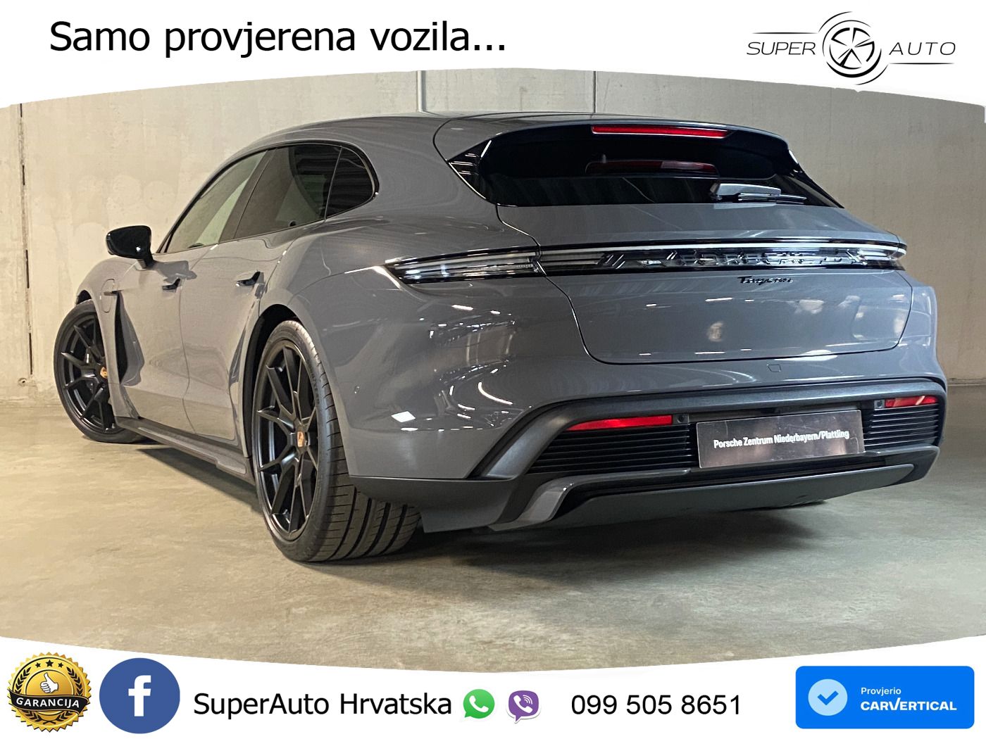 Porsche Taycan Sport Turismo 105 kWh (435 KS)