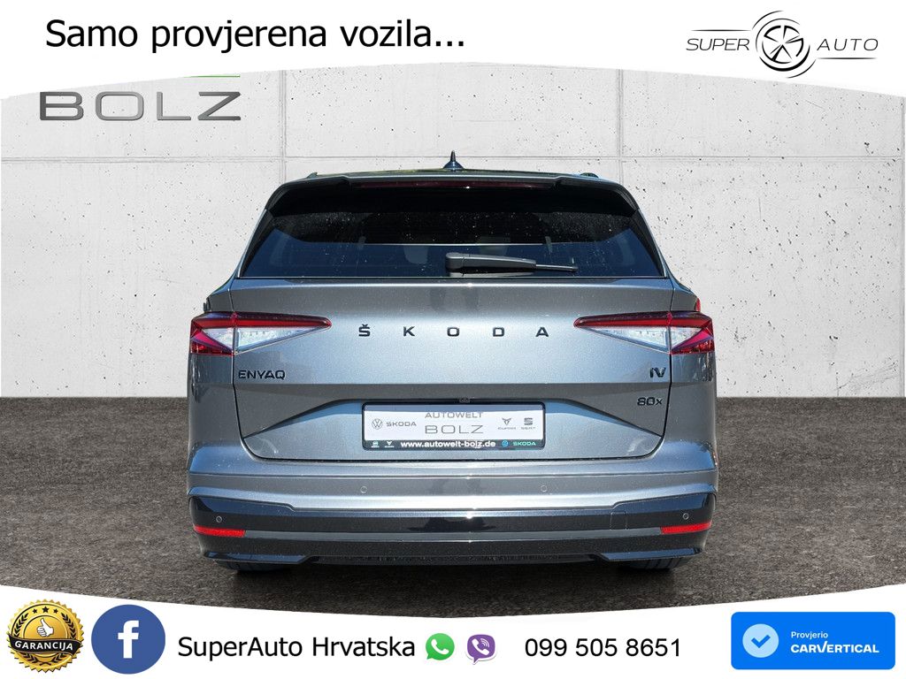 Škoda Enyaq iV 80x 82 kWh (265 KS) AWD SportLine LED+GR SJED+ACC