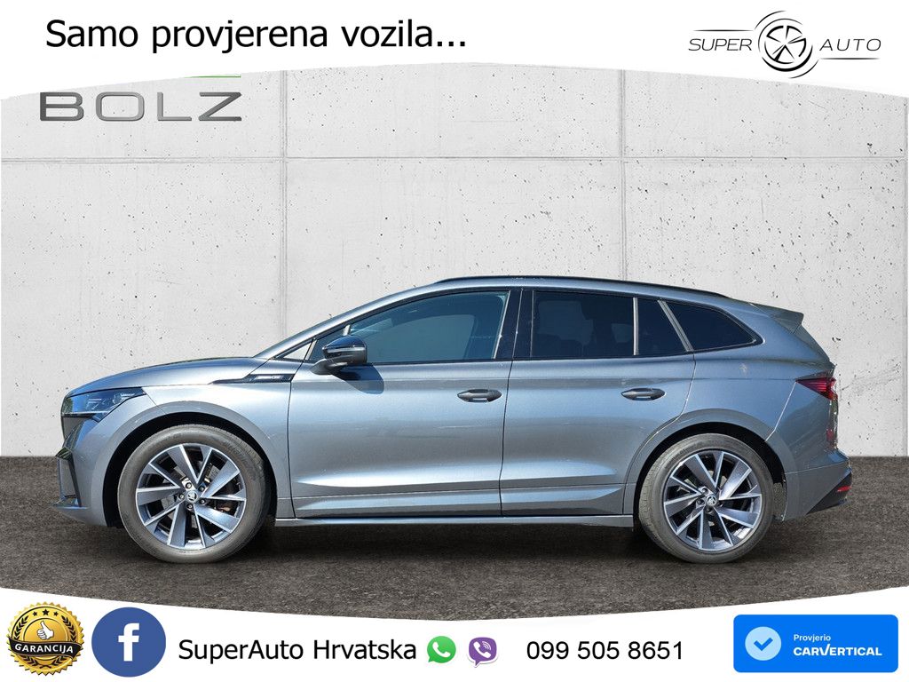 Škoda Enyaq iV 80x 82 kWh (265 KS) AWD SportLine LED+GR SJED+ACC
