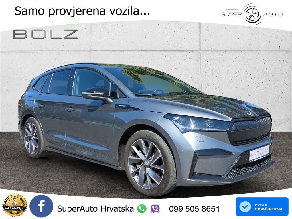 Škoda Enyaq iV 80x 82 kWh (265 KS) AWD SportLine LED+GR SJED+ACC