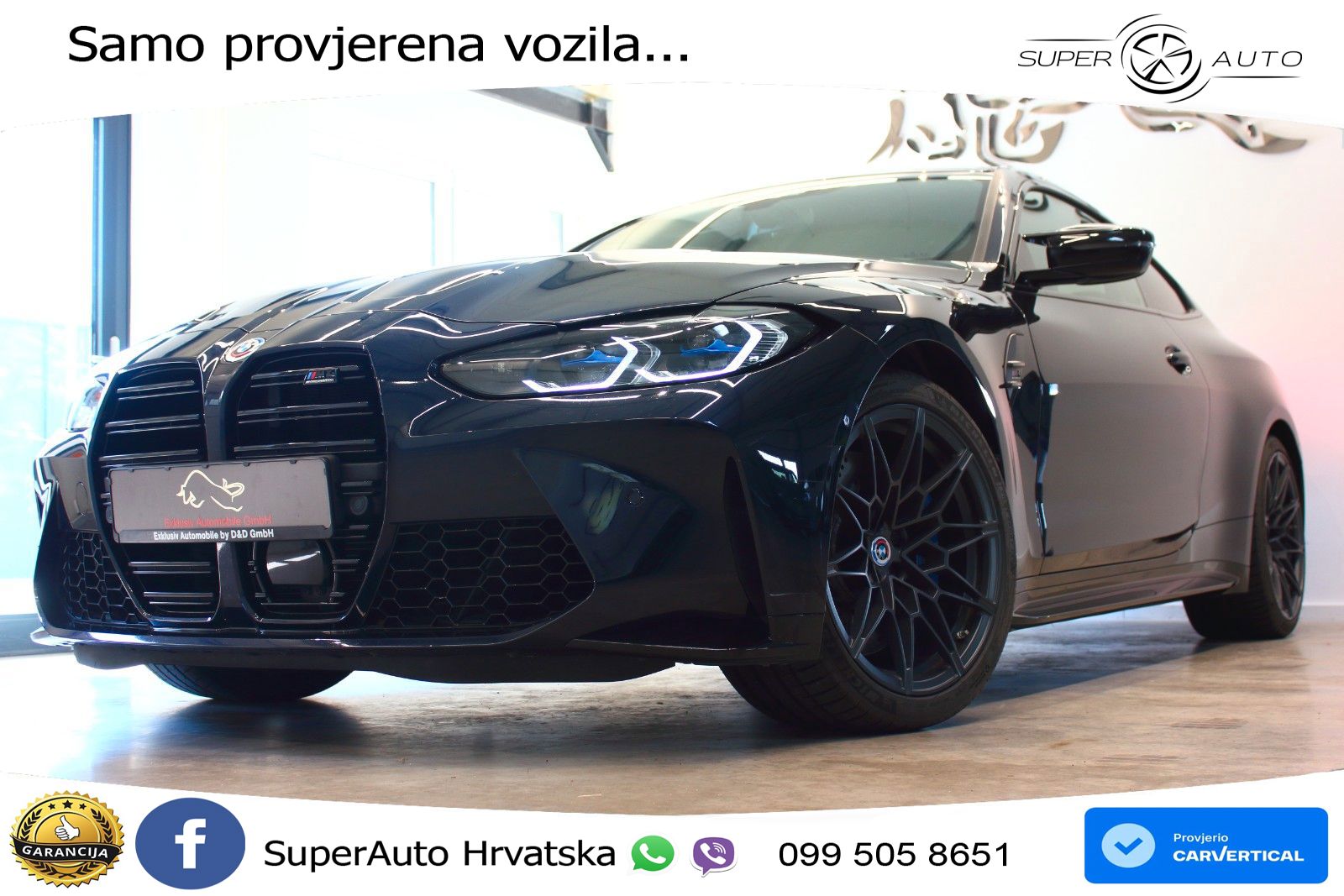 BMW M4 Competition 3.0 (510 KS) xDrive Steptronic LED+GR SJED+ACC
