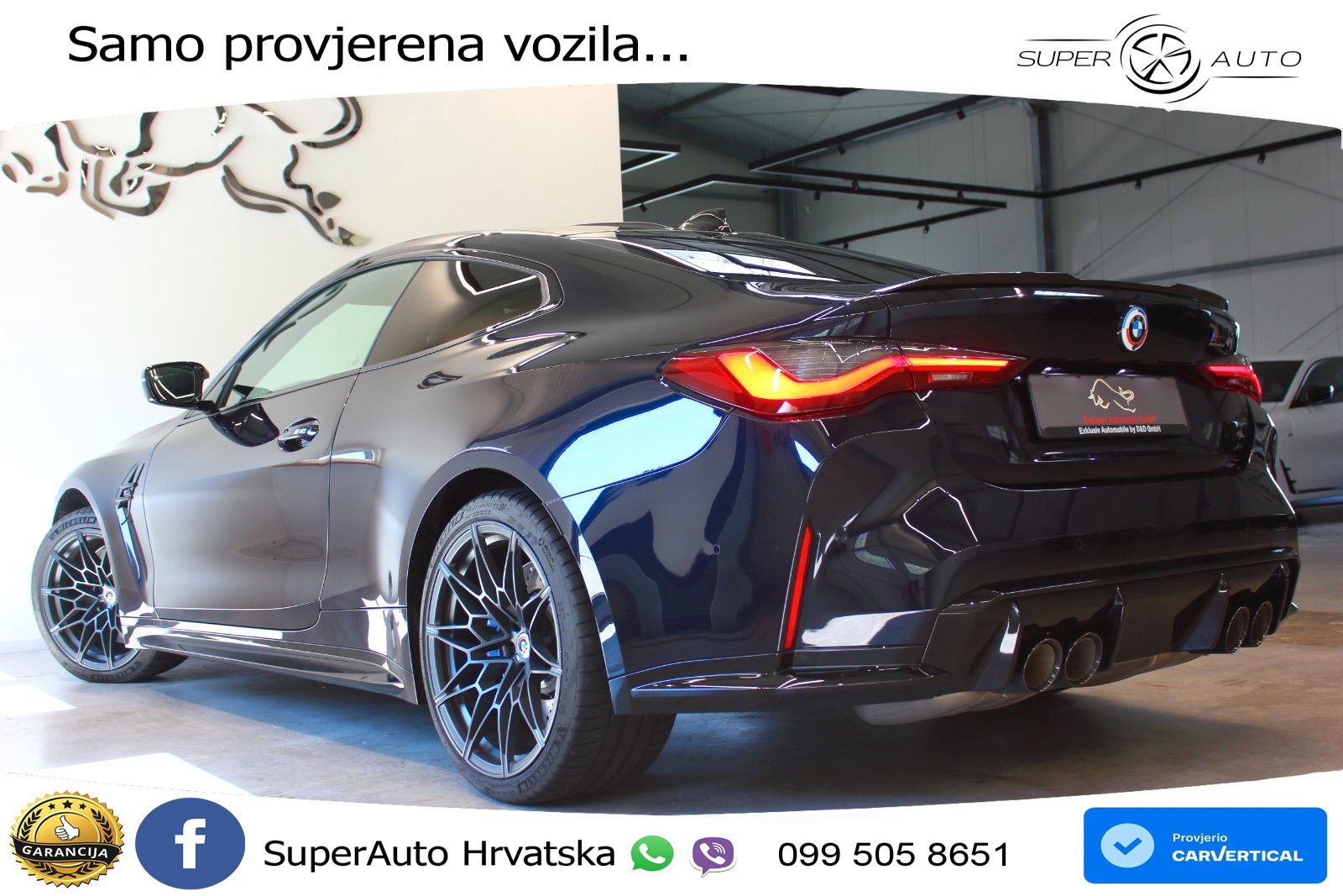 BMW M4 Competition 3.0 (510 KS) xDrive Steptronic LED+GR SJED+ACC