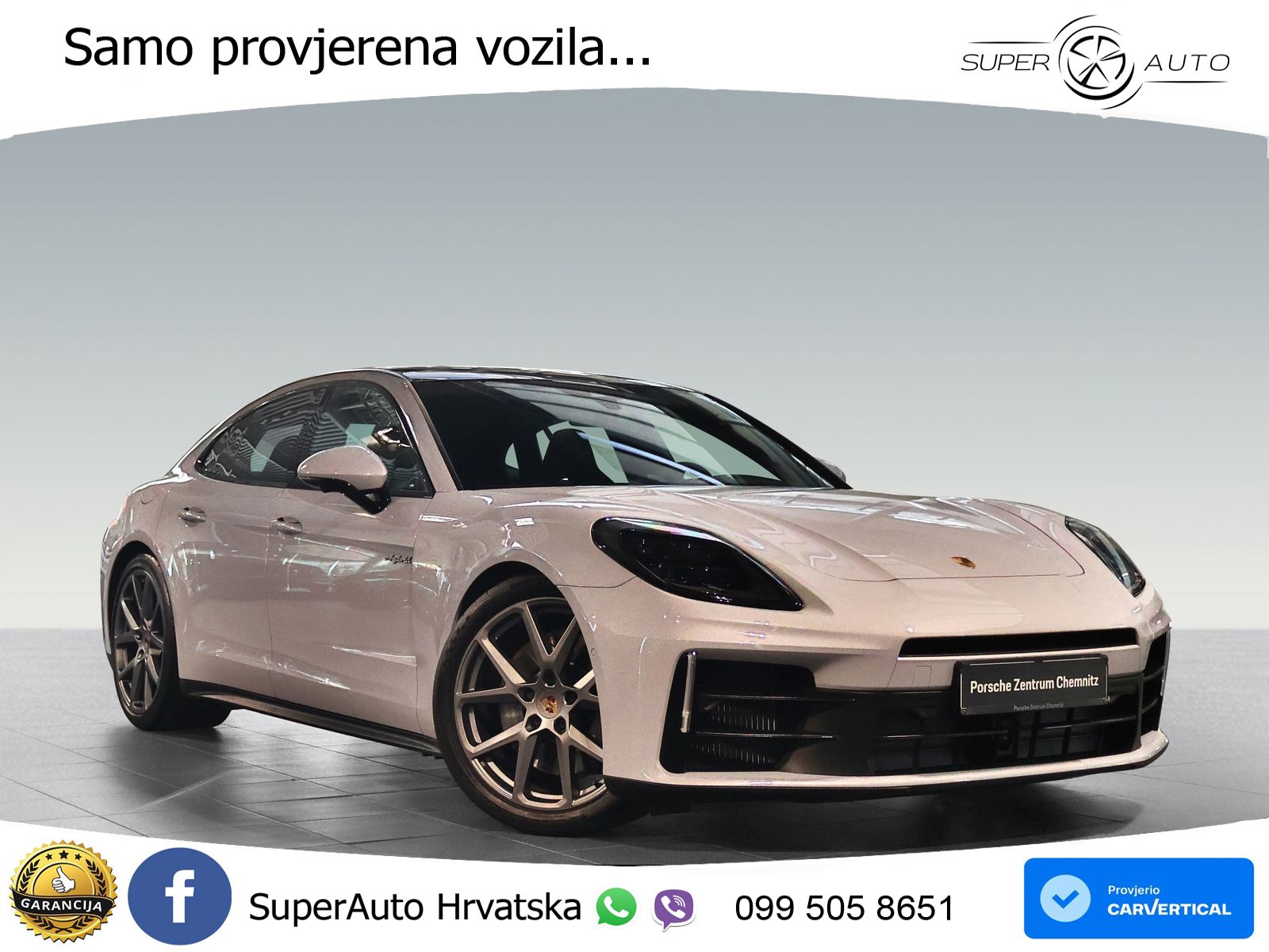 Porsche Panamera 4 2.9 V6 (470 KS) E-Hybrid PDK ACC+HEAD+4xGR SJED+360+PANO