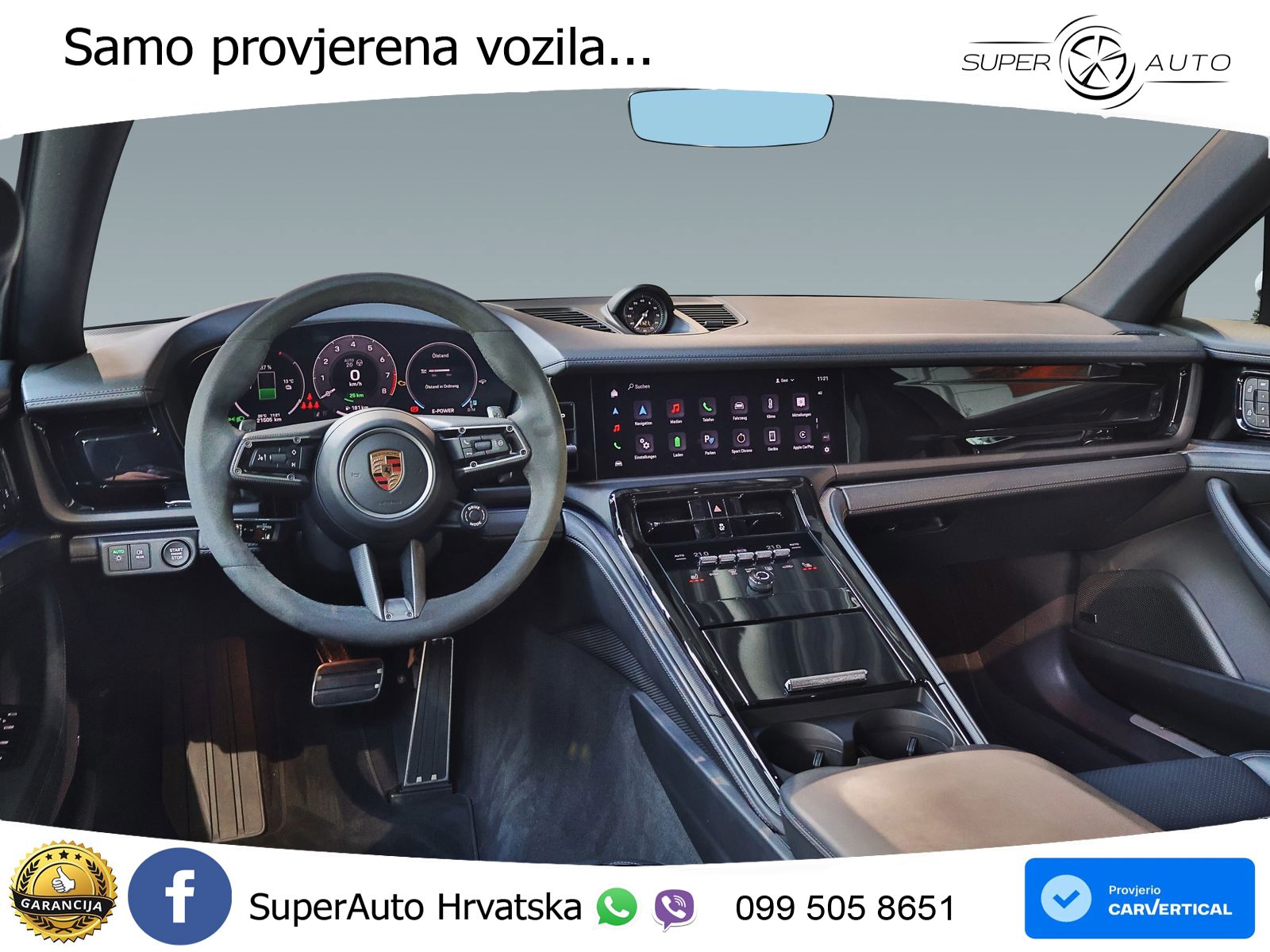 Porsche Panamera 4 2.9 V6 (470 KS) E-Hybrid PDK ACC+HEAD+4xGR SJED+360+PANO