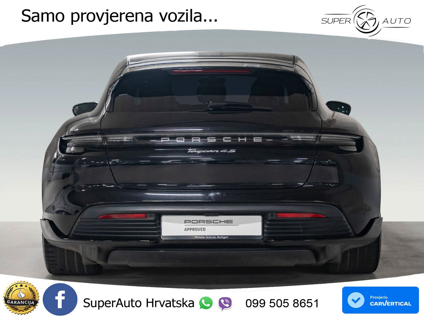 Porsche Taycan Sport Turismo 4S Performance 79.2 kWh (530 KS)
