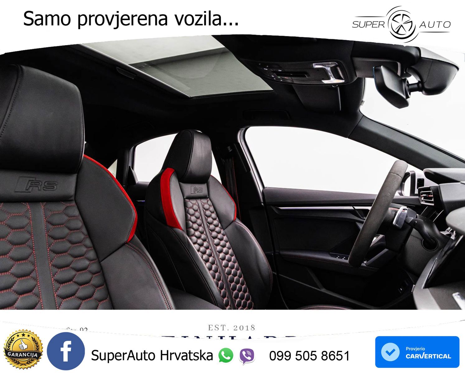 Audi RS3 Sedan 2.5 TFSI (400 KS) quattro S tronic LED+GR SJED+ACC
