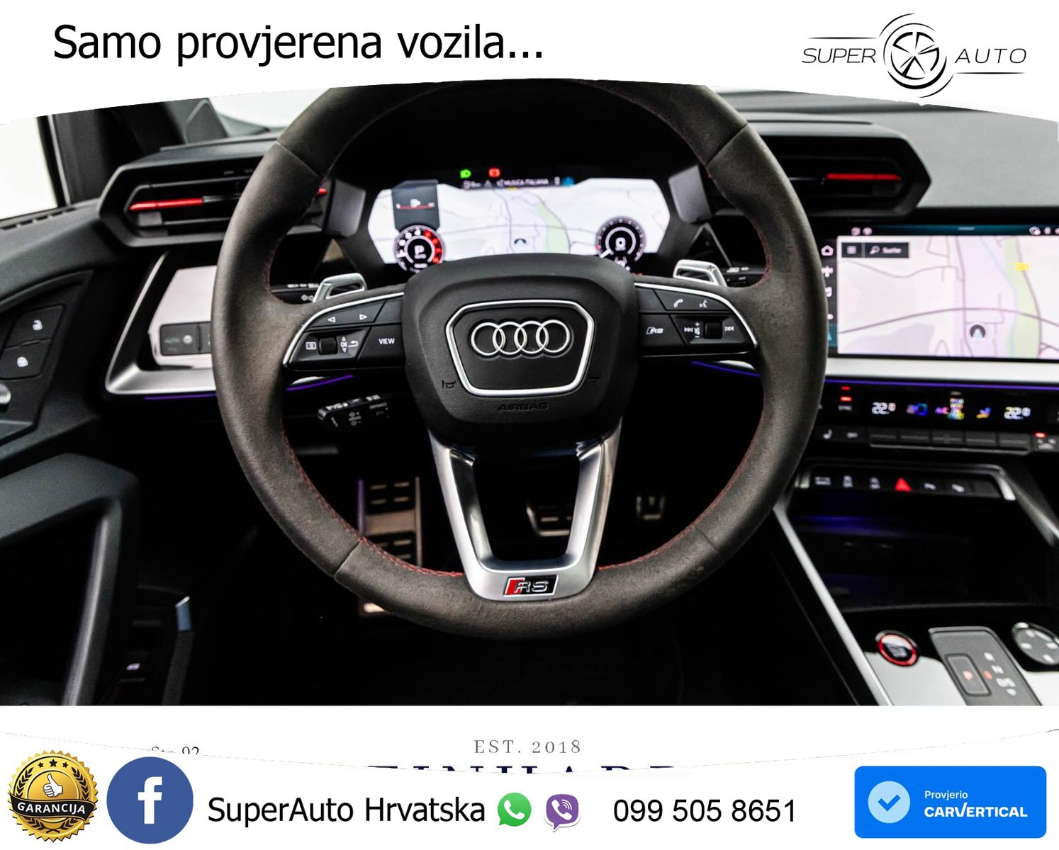 Audi RS3 Sedan 2.5 TFSI (400 KS) quattro S tronic LED+GR SJED+ACC