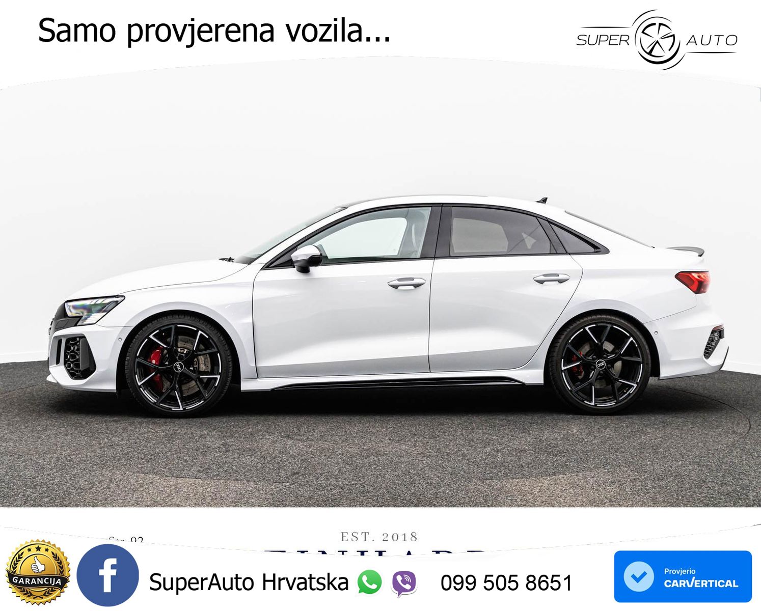Audi RS3 Sedan 2.5 TFSI (400 KS) quattro S tronic LED+GR SJED+ACC