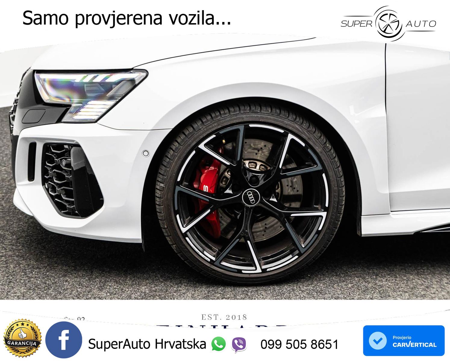 Audi RS3 Sedan 2.5 TFSI (400 KS) quattro S tronic LED+GR SJED+ACC
