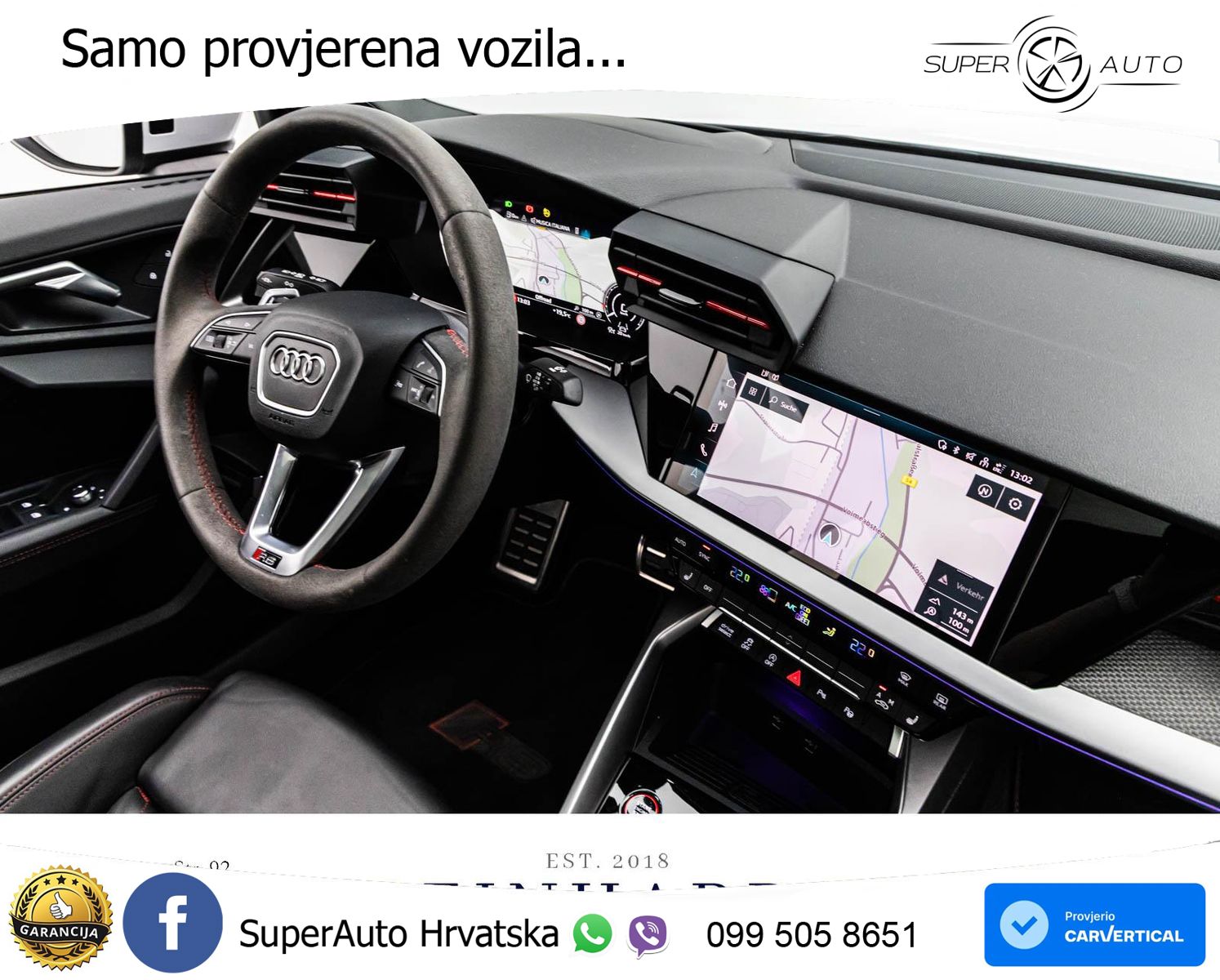 Audi RS3 Sedan 2.5 TFSI (400 KS) quattro S tronic LED+GR SJED+ACC