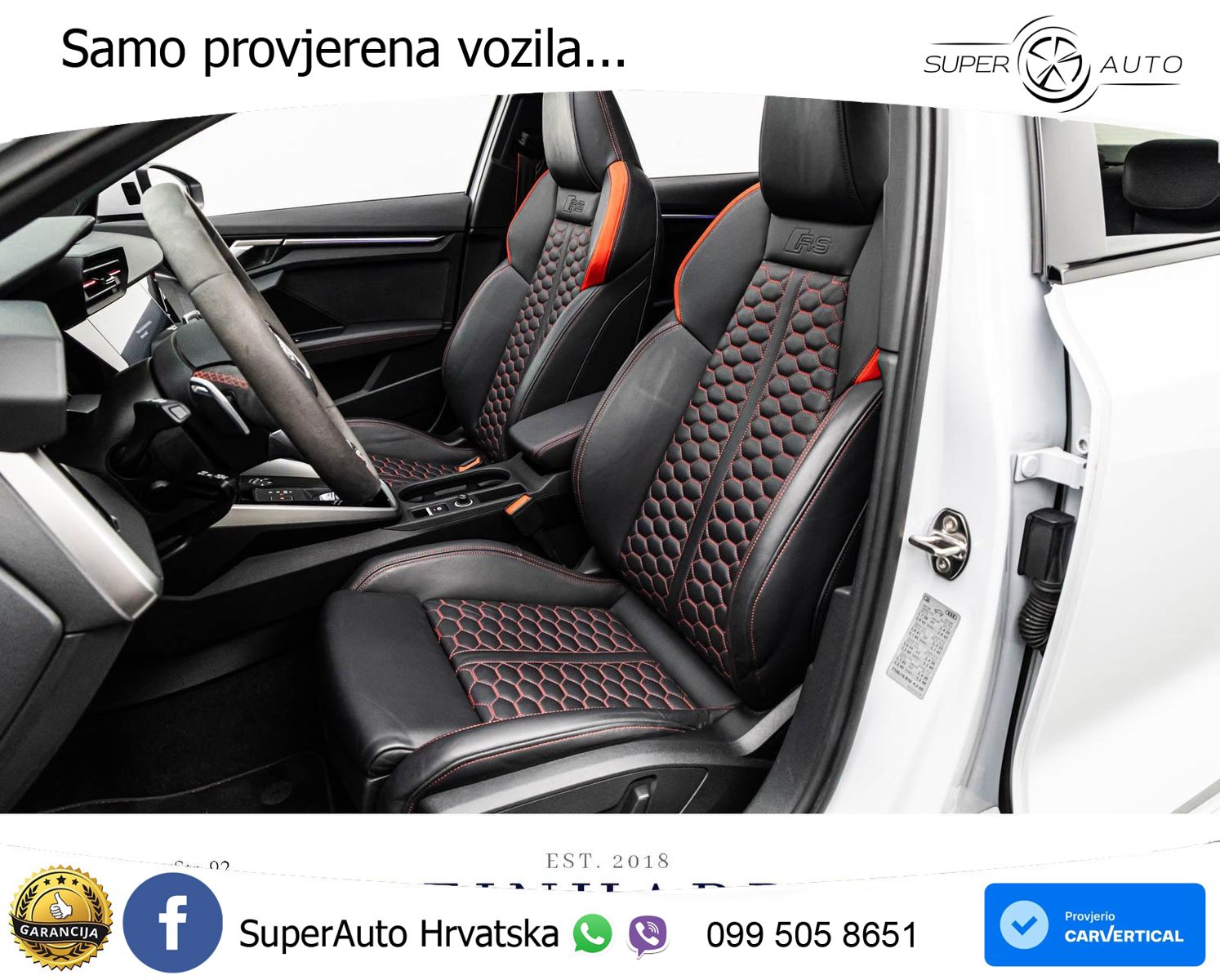 Audi RS3 Sedan 2.5 TFSI (400 KS) quattro S tronic LED+GR SJED+ACC