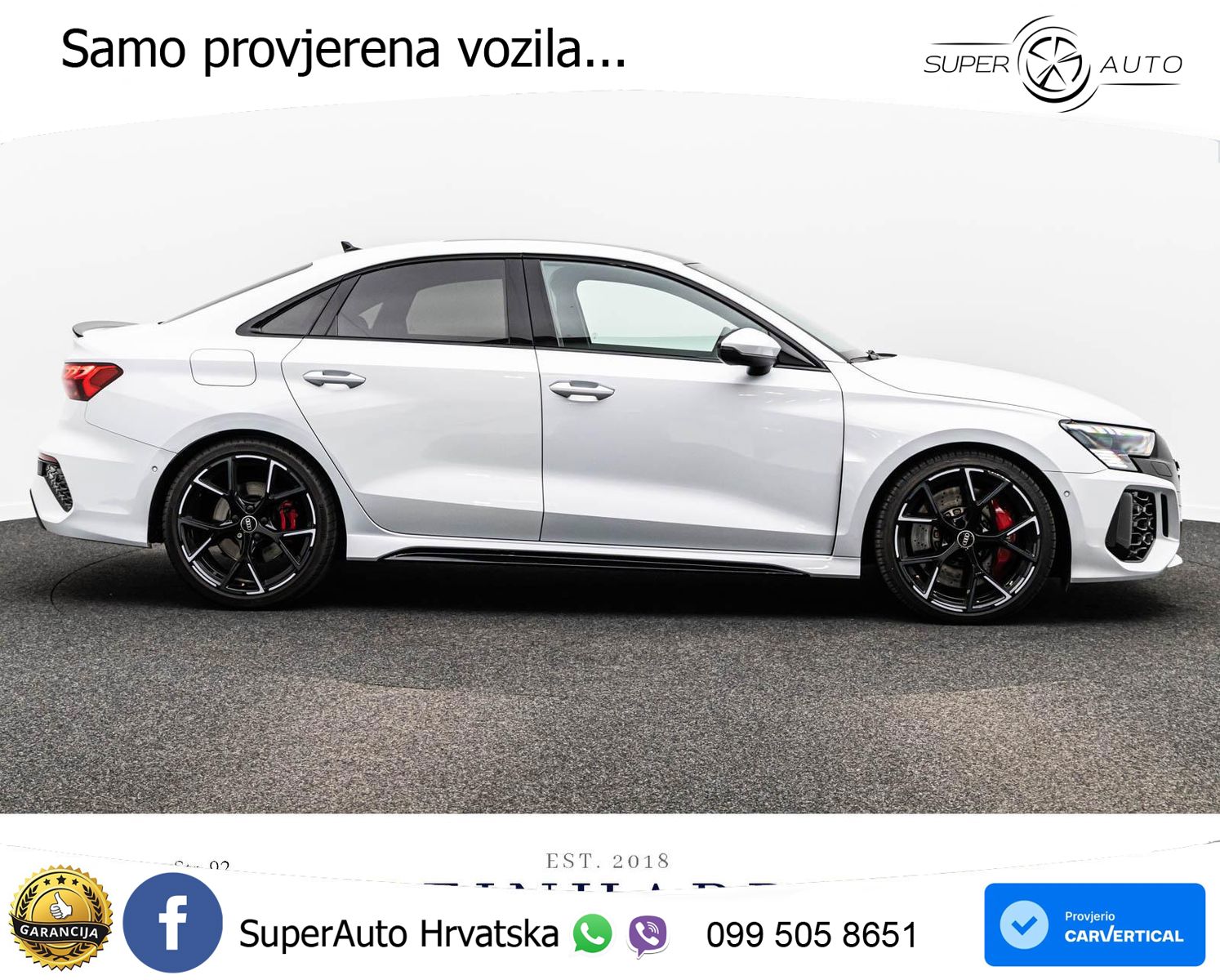 Audi RS3 Sedan 2.5 TFSI (400 KS) quattro S tronic LED+GR SJED+ACC