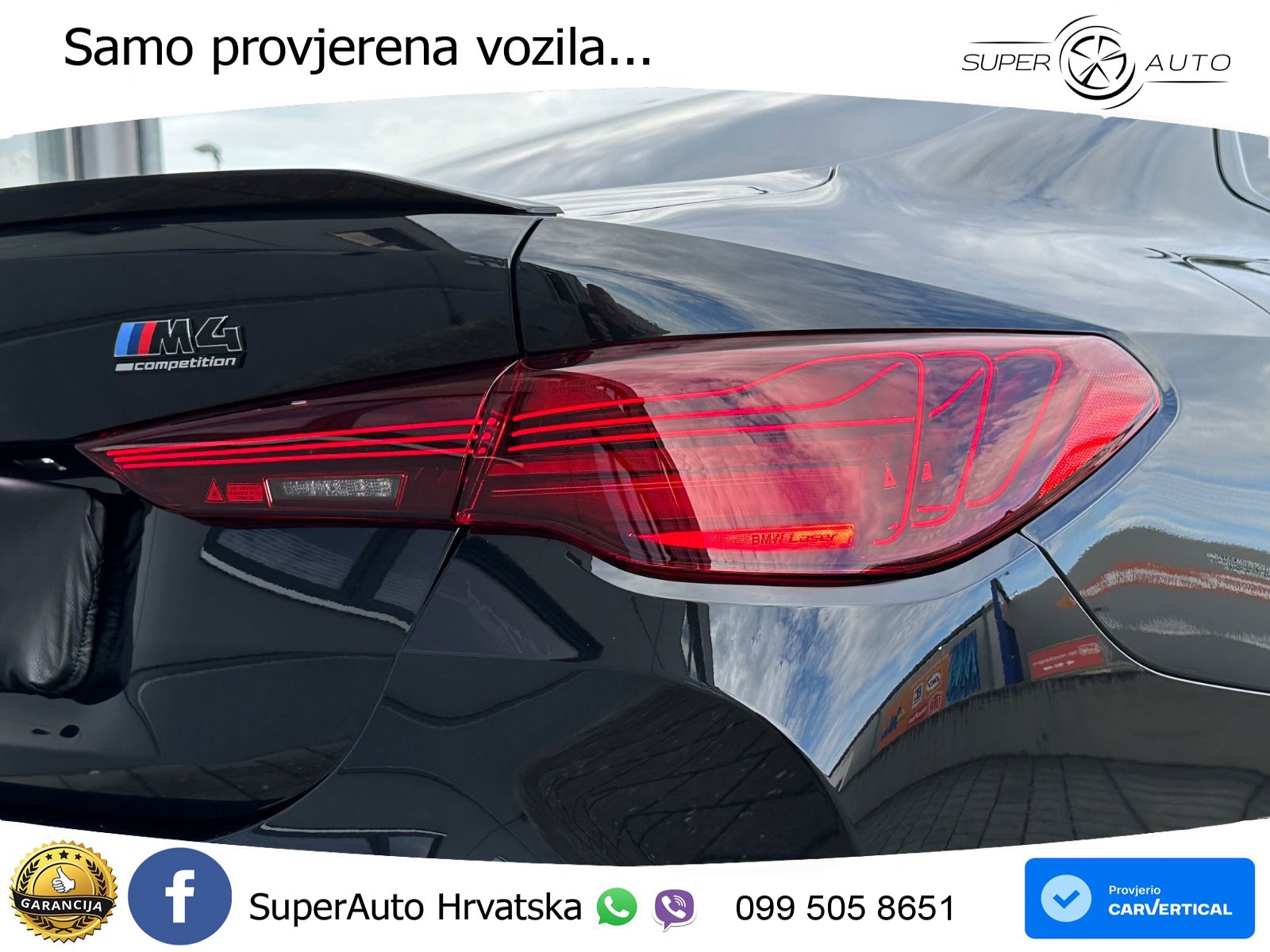 BMW M4 Competition 3.0 (530 KS) xDrive Steptronic LED+GR SJED+ACC