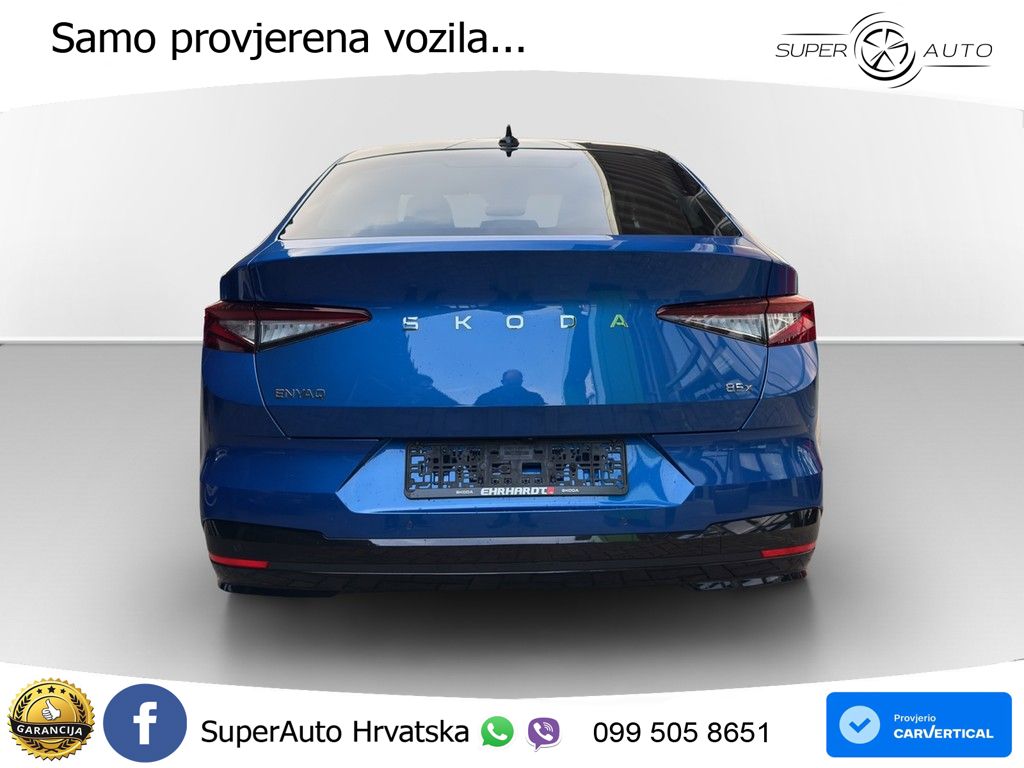 Škoda Enyaq Coupe 85x 82 kWh (286 KS) AWD LED+GR SJED+ACC