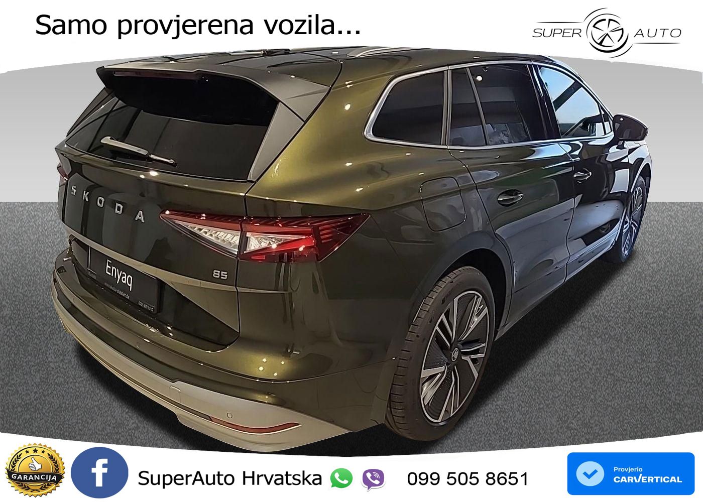 Škoda Enyaq 85 82 kWh (286 KS) LED+GR SJED+ACC