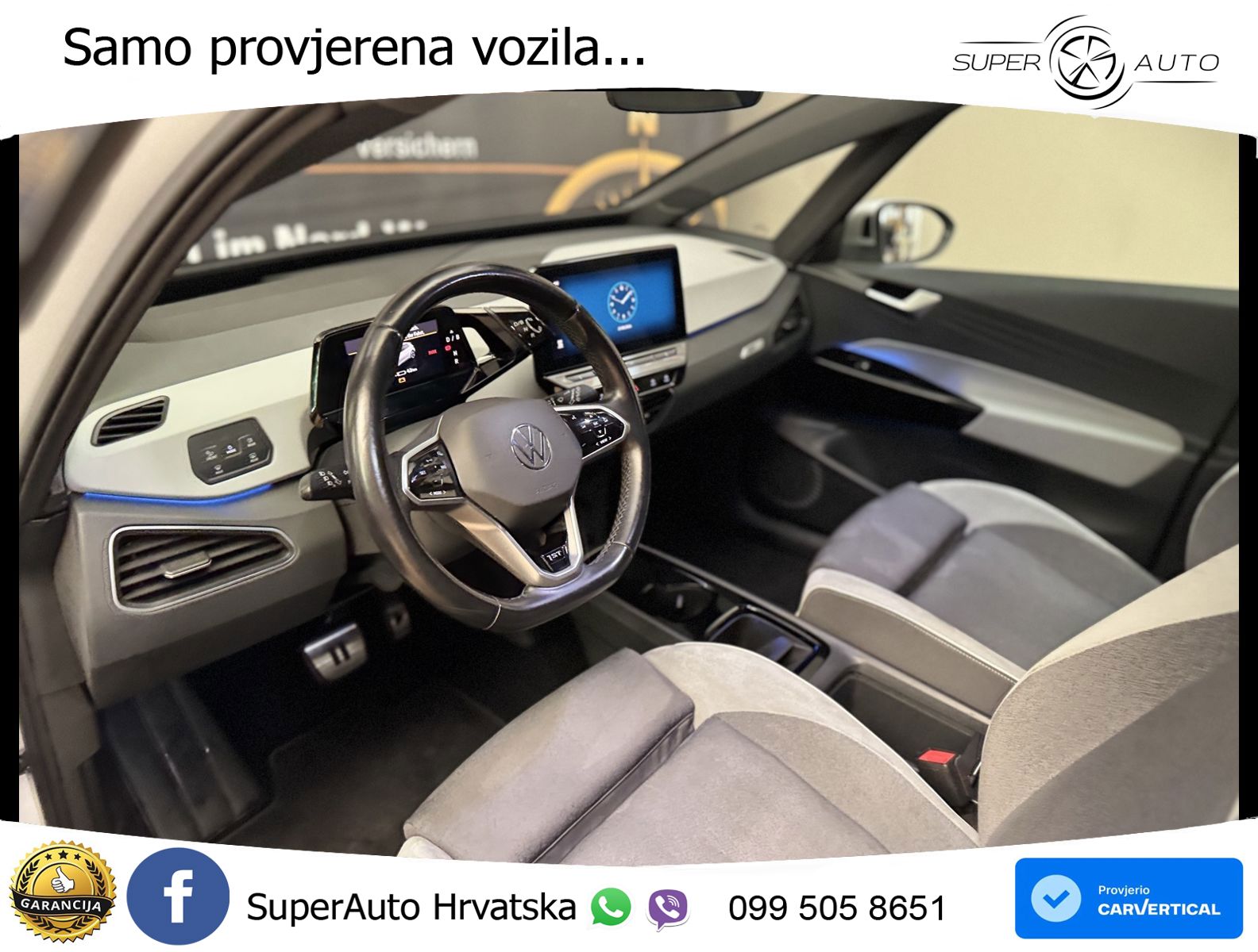 Volkswagen ID.3 Pro Performance 62 kWh (204 KS) LED+GR SJED+ACC