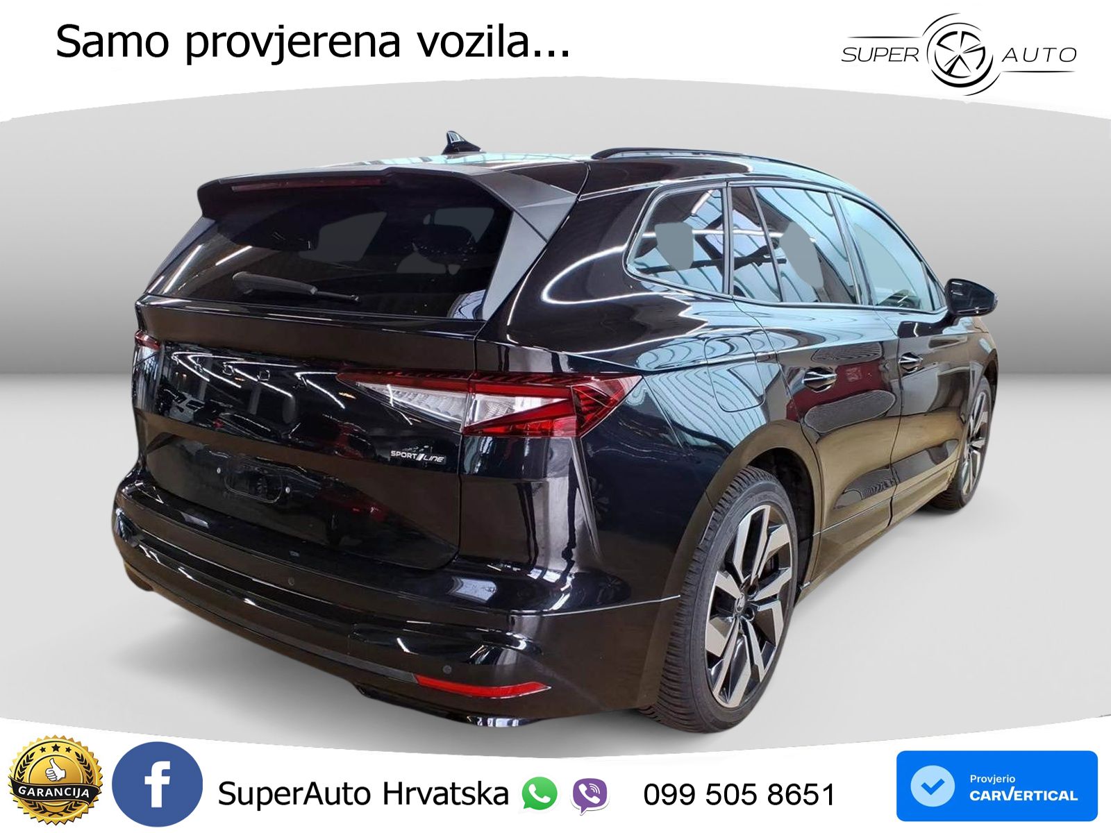 Škoda Enyaq 85 82 kWh (286 KS) SportLine LED+GR SJED+ACC