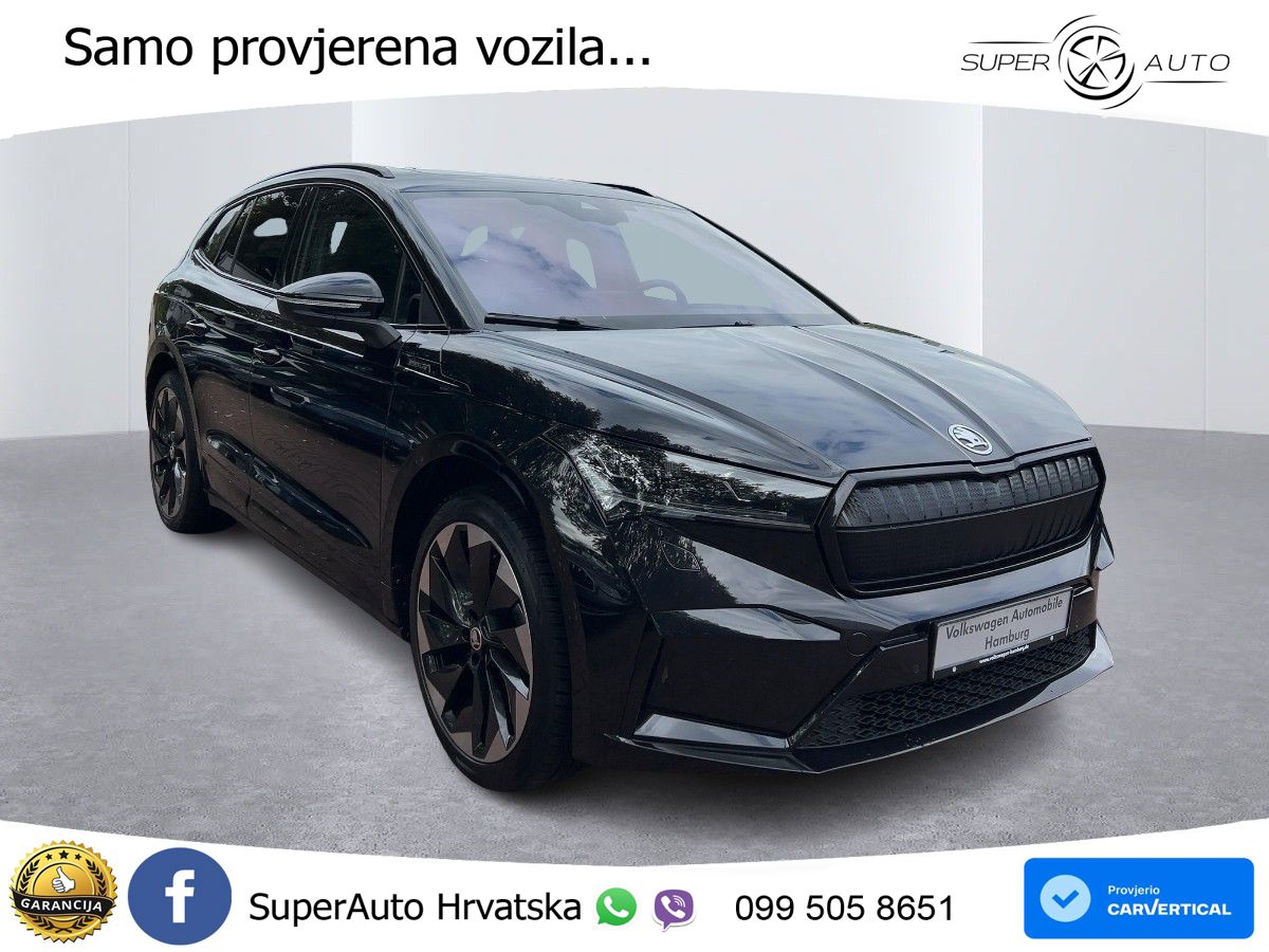 Škoda Enyaq iV 80 82 kWh (204 KS) SportLine LED+GR SJED+ACC