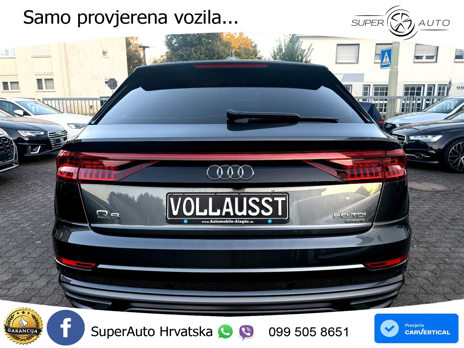 Audi Q8 50 TDI V6 (286 KS) quattro Tiptronic