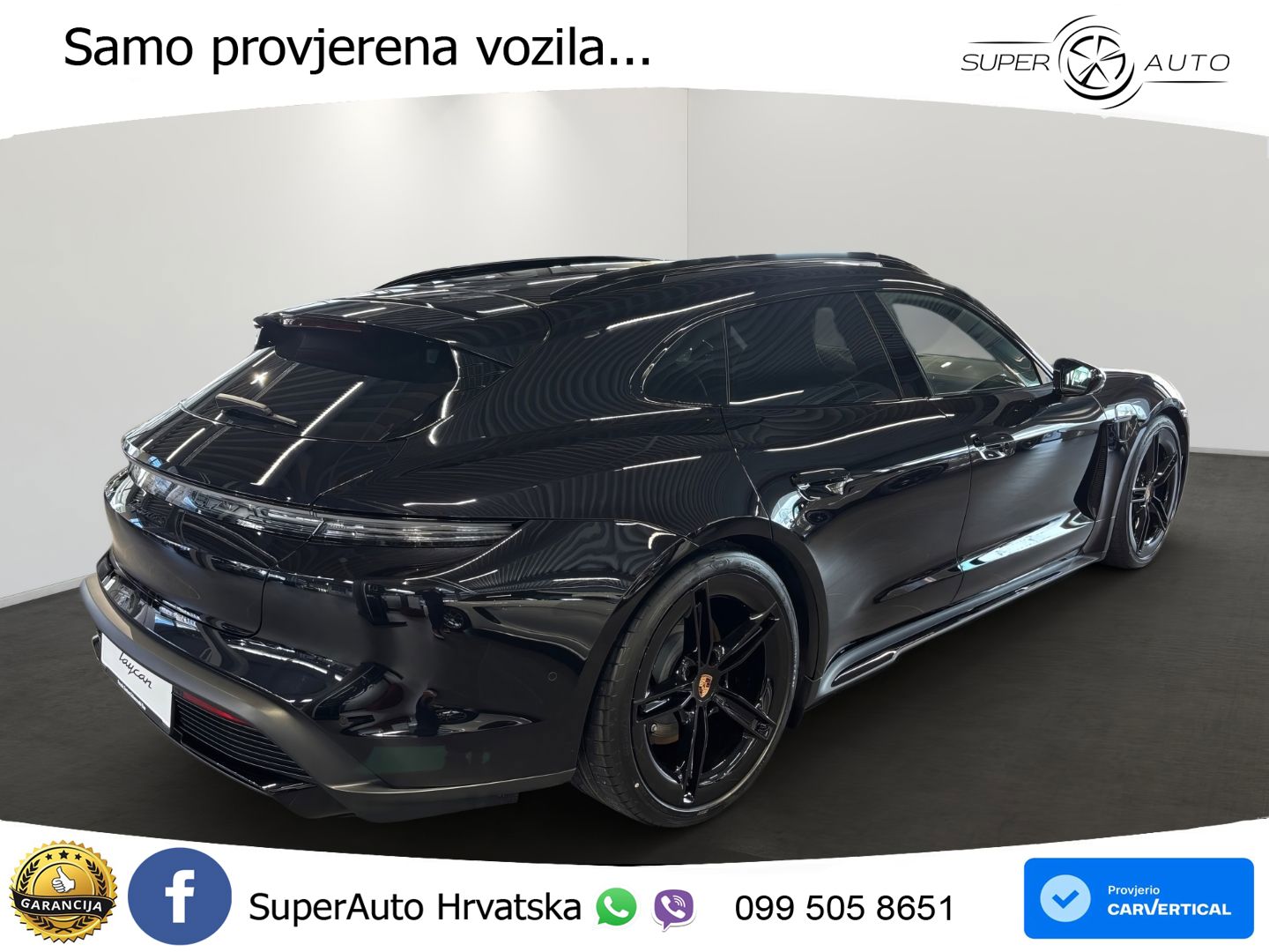 Porsche Taycan Sport Turismo 4S 105 kWh (598 KS)