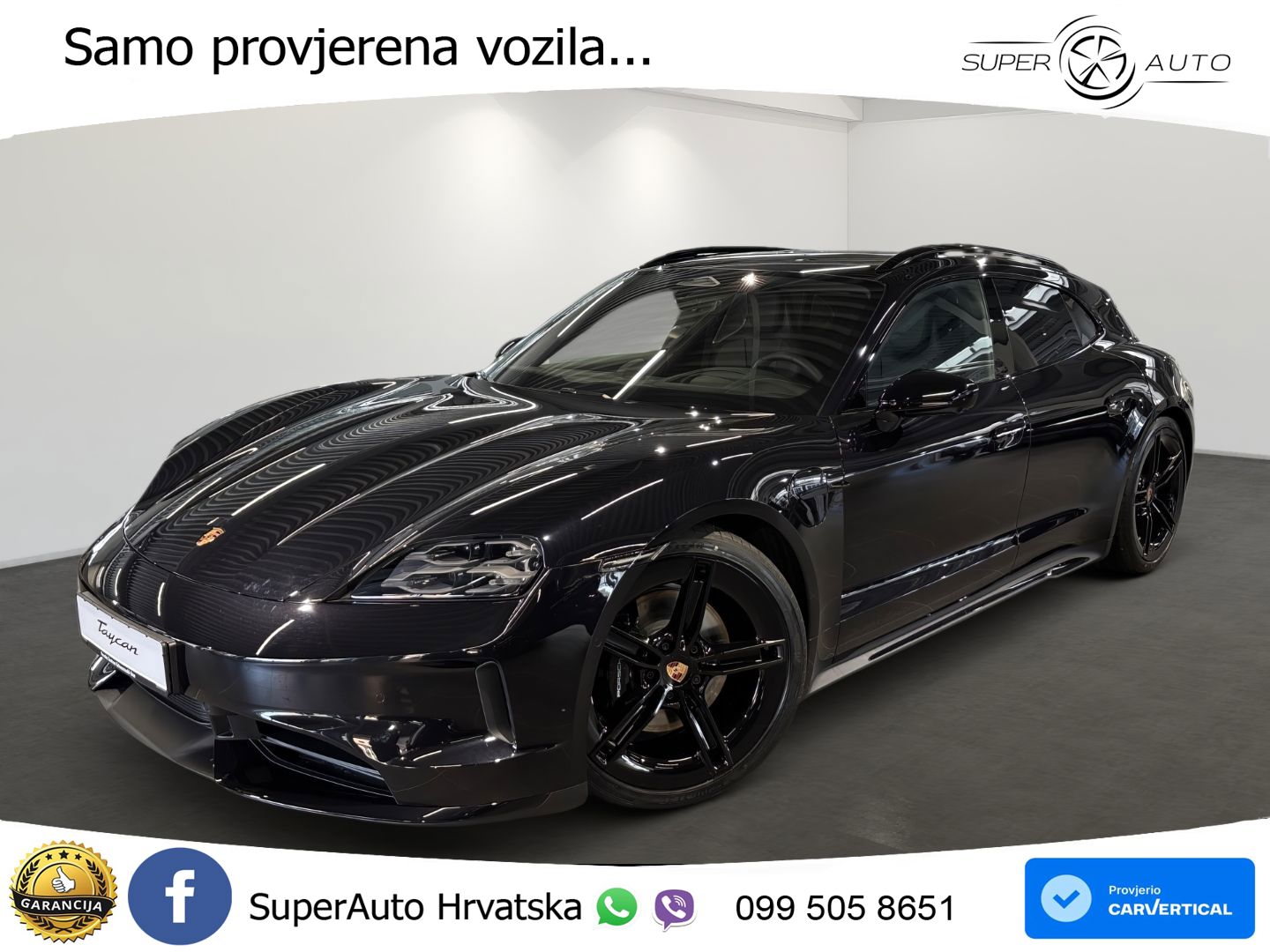 Porsche Taycan Sport Turismo 4S 105 kWh (598 KS)