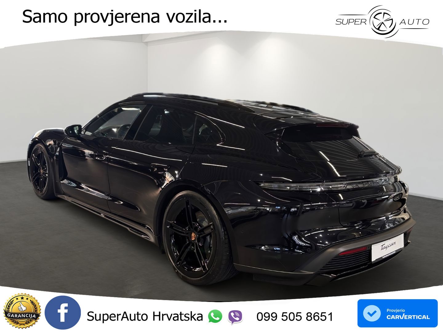 Porsche Taycan Sport Turismo 4S 105 kWh (598 KS)