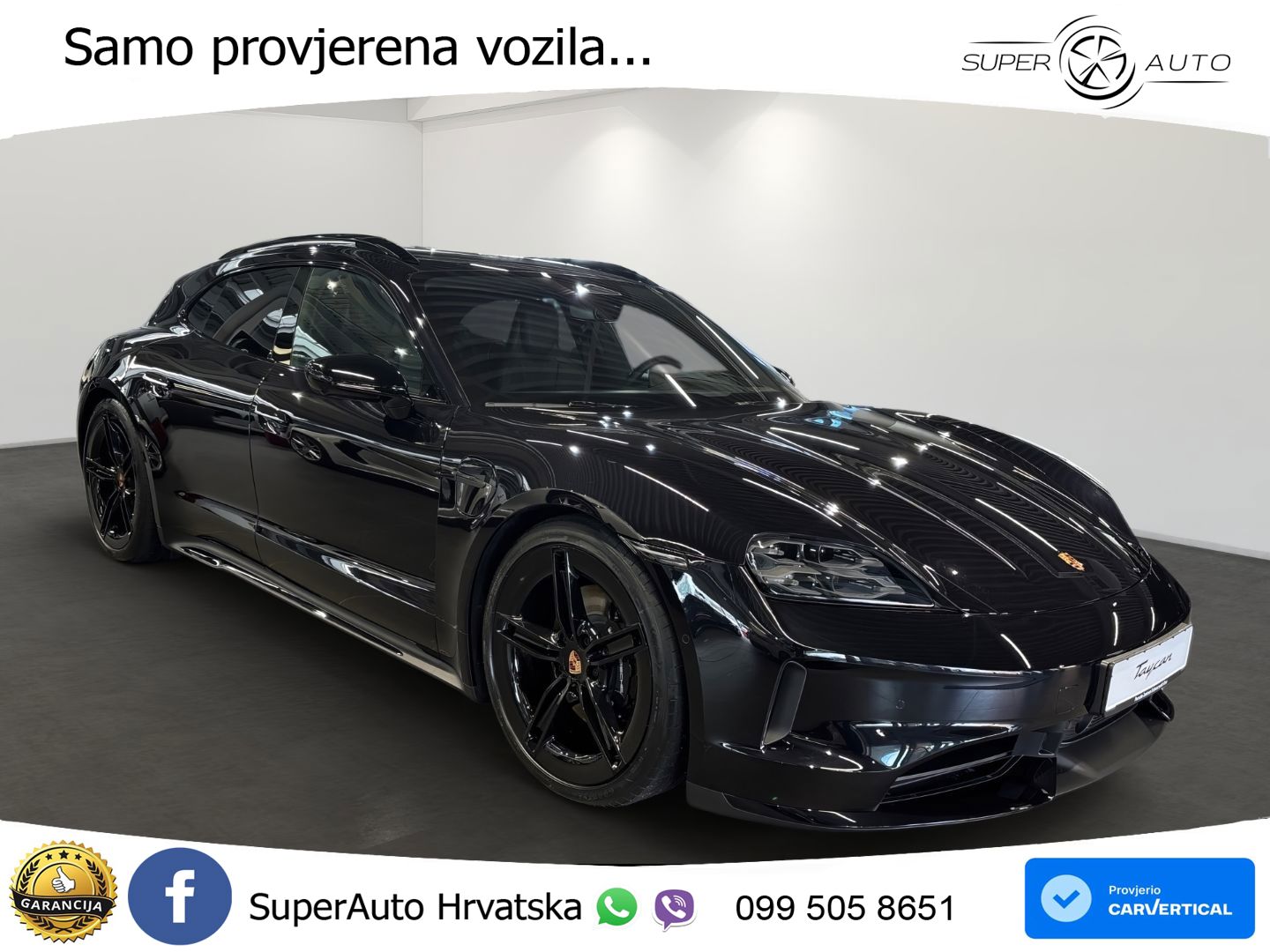Porsche Taycan Sport Turismo 4S 105 kWh (598 KS)