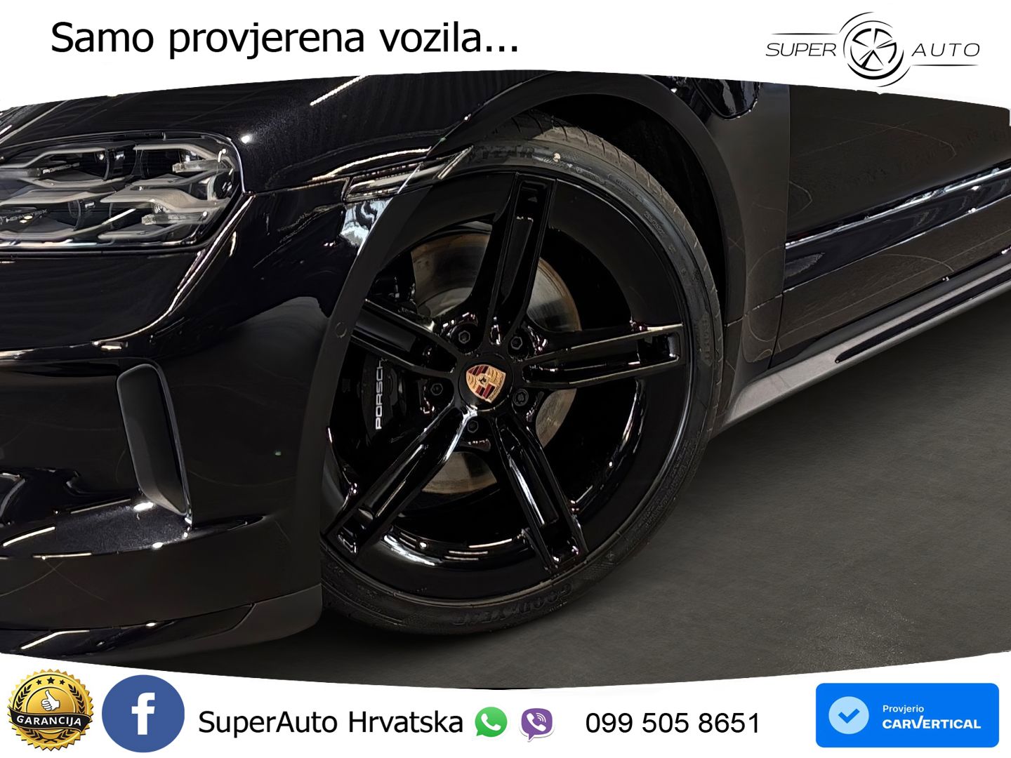 Porsche Taycan Sport Turismo 4S 105 kWh (598 KS)
