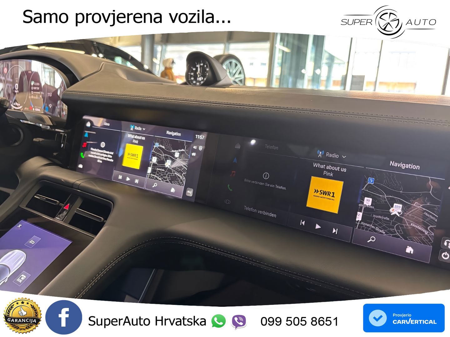 Porsche Taycan Sport Turismo 4S 105 kWh (598 KS)
