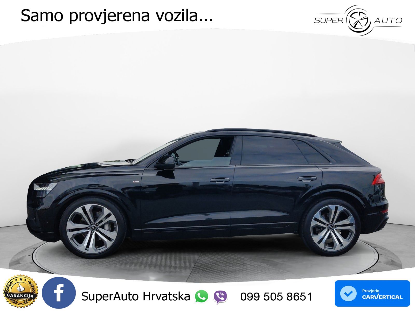 Audi Q8 55 TFSI V6 (340 KS) quattro Tiptronic S line LED+GR SJED+ACC