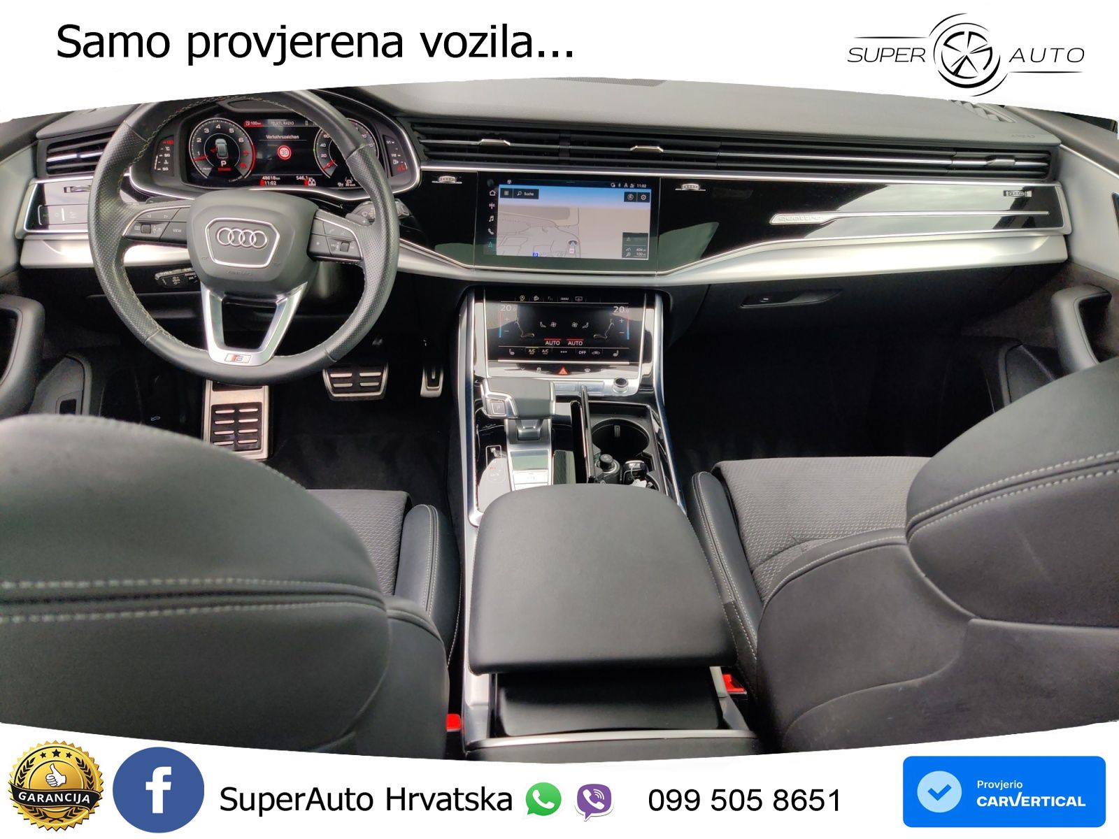 Audi Q8 55 TFSI V6 (340 KS) quattro Tiptronic S line LED+GR SJED+ACC