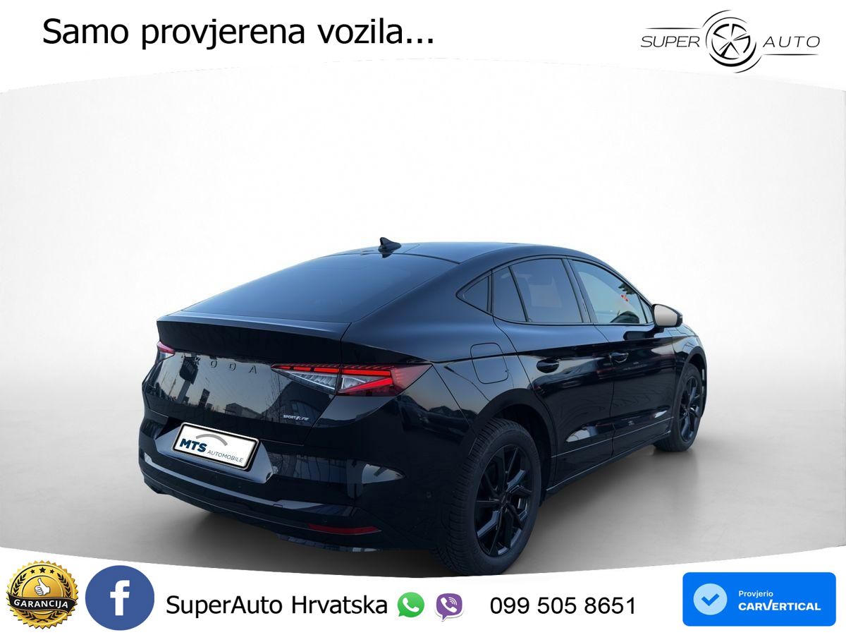 Škoda Enyaq Coupe iV 85 82 kWh (286 KS) SportLine LED+GR SJED+ACC