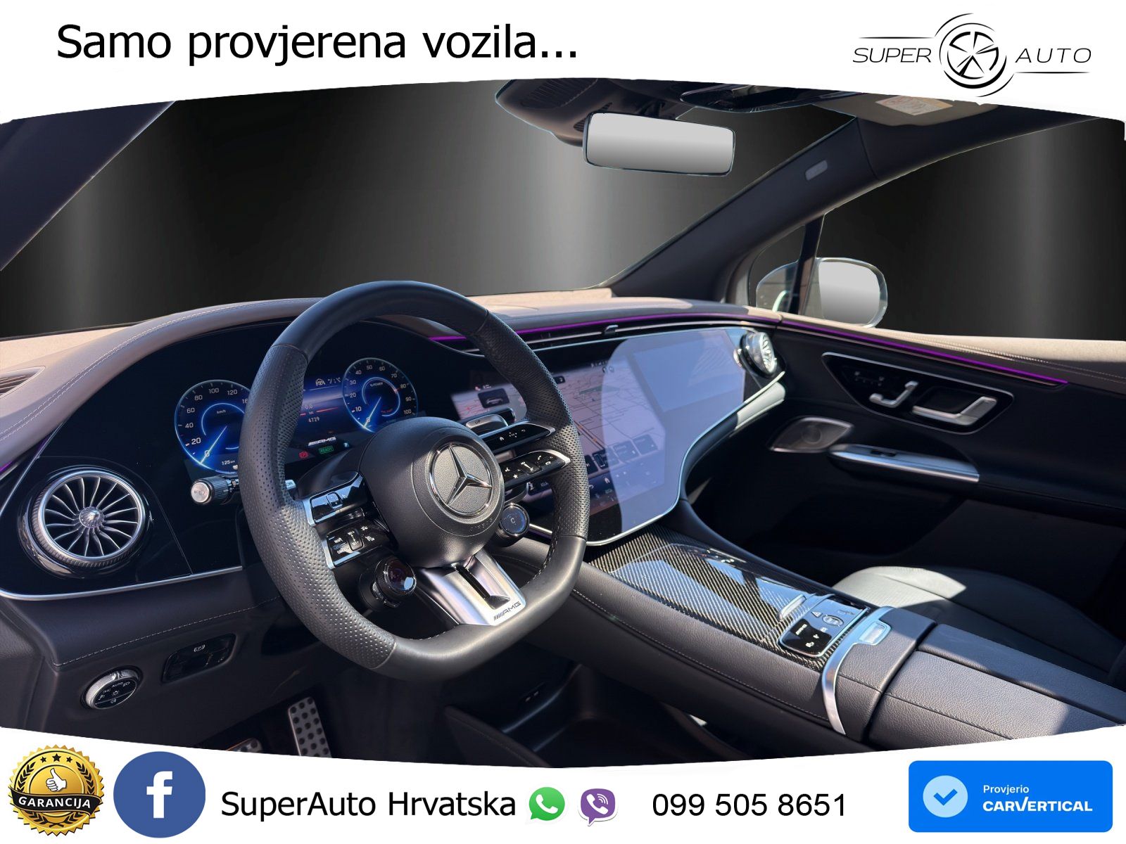 Mercedes EQE SUV AMG EQE 53 100 kWh (687 KS) 4MATIC+ AMG DYNAMIC PLUS ZRAČNI+ACC+GR SJED+360+PANO