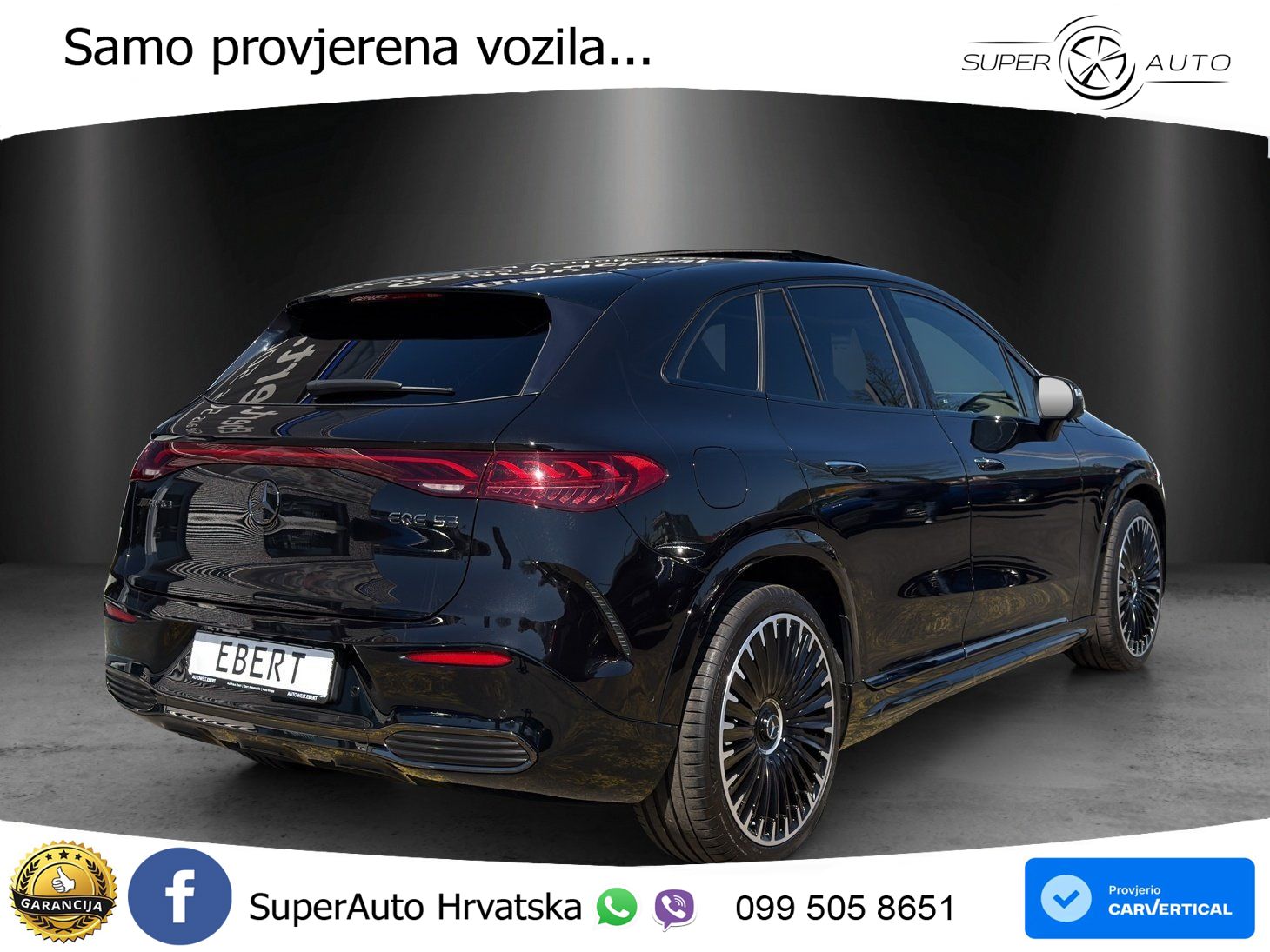 Mercedes EQE SUV AMG EQE 53 100 kWh (687 KS) 4MATIC+ AMG DYNAMIC PLUS ZRAČNI+ACC+GR SJED+360+PANO