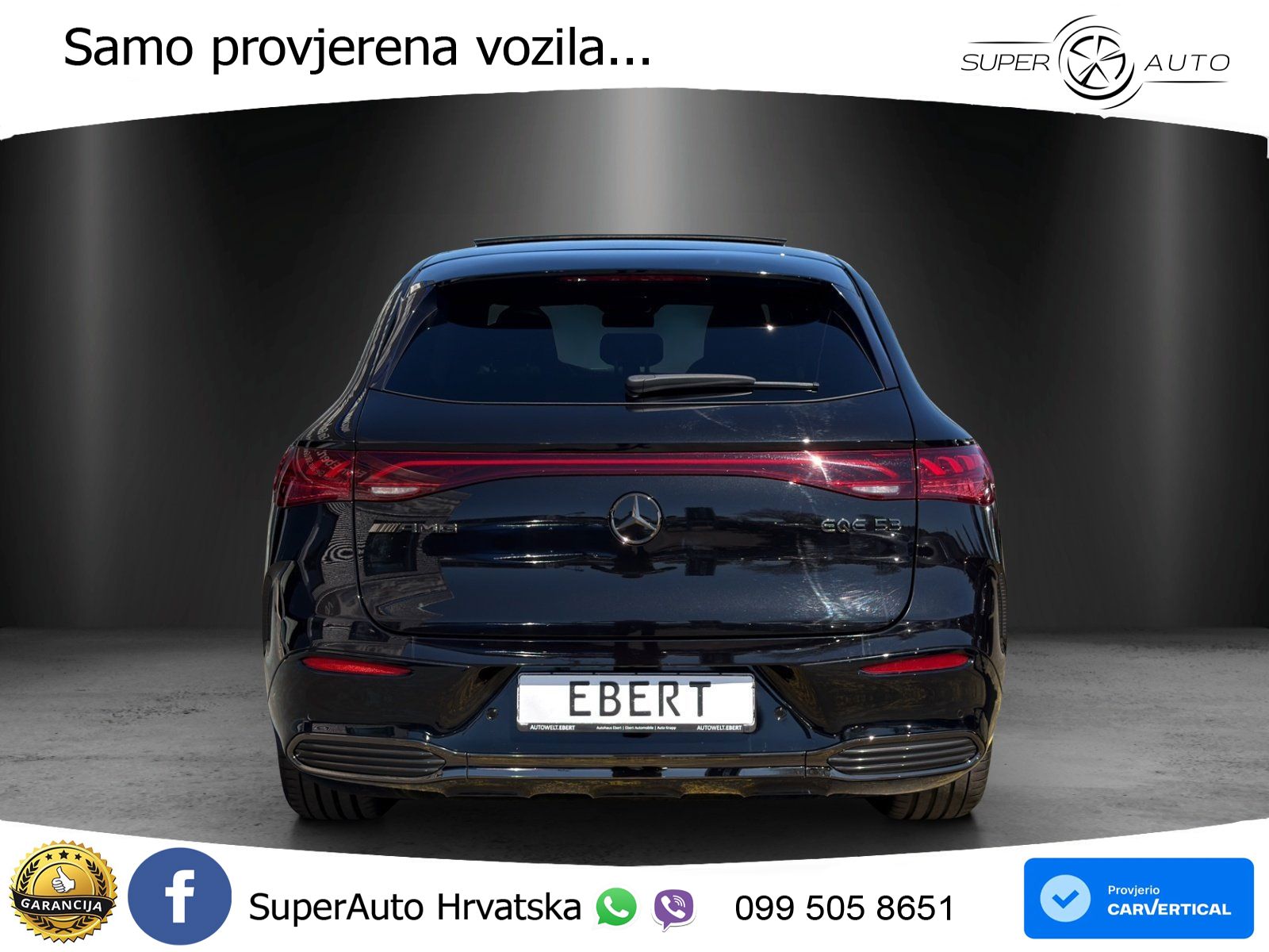 Mercedes EQE SUV AMG EQE 53 100 kWh (687 KS) 4MATIC+ AMG DYNAMIC PLUS ZRAČNI+ACC+GR SJED+360+PANO