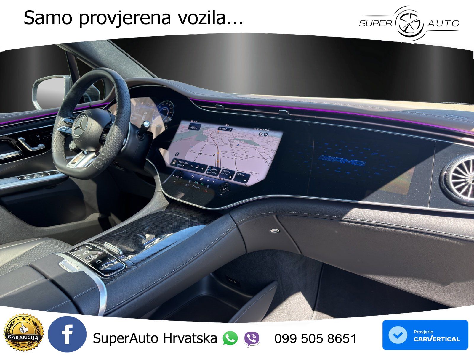 Mercedes EQE SUV AMG EQE 53 100 kWh (687 KS) 4MATIC+ AMG DYNAMIC PLUS ZRAČNI+ACC+GR SJED+360+PANO
