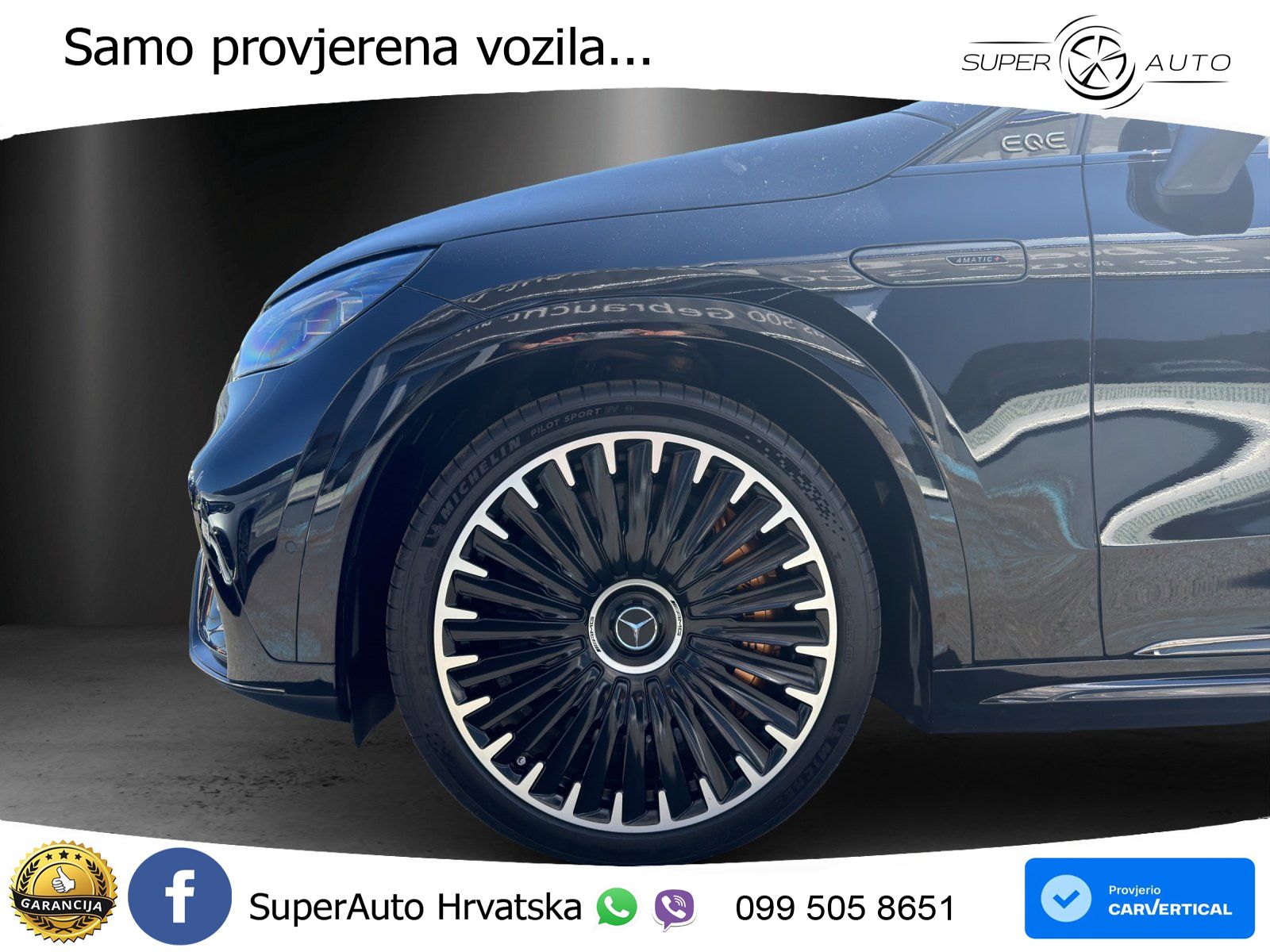Mercedes EQE SUV AMG EQE 53 100 kWh (687 KS) 4MATIC+ AMG DYNAMIC PLUS ZRAČNI+ACC+GR SJED+360+PANO