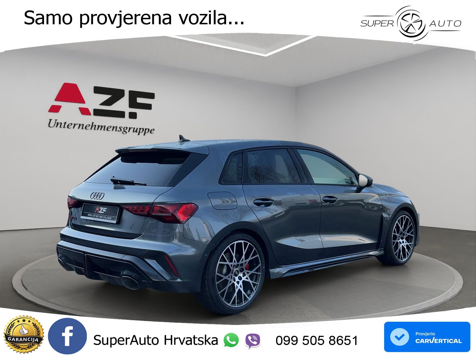 Audi RS3 Sedan 2.5 TFSI (400 KS) quattro S tronic LED+GR SJED+ACC