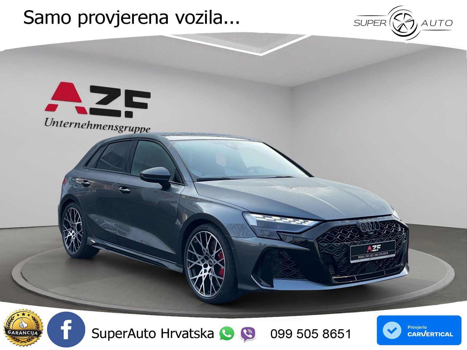Audi RS3 Sedan 2.5 TFSI (400 KS) quattro S tronic LED+GR SJED+ACC
