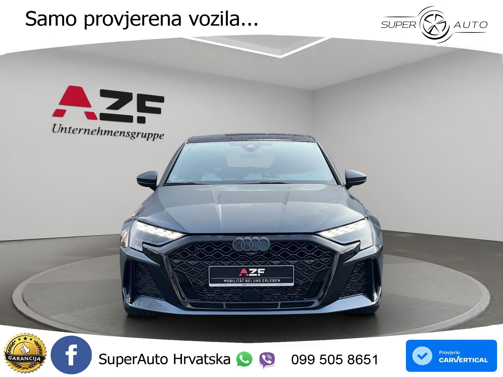 Audi RS3 Sedan 2.5 TFSI (400 KS) quattro S tronic LED+GR SJED+ACC