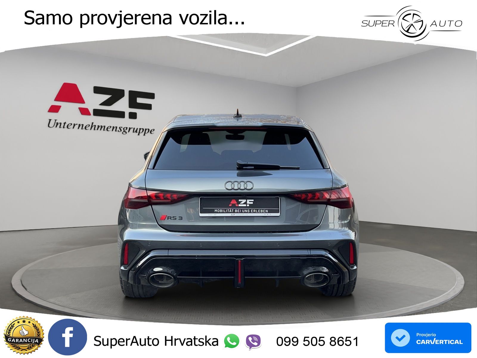 Audi RS3 Sedan 2.5 TFSI (400 KS) quattro S tronic LED+GR SJED+ACC