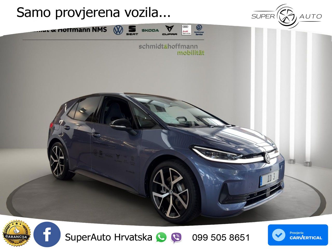 Volkswagen ID.3 79 kWh (231 KS) LED+GR SJED+ACC