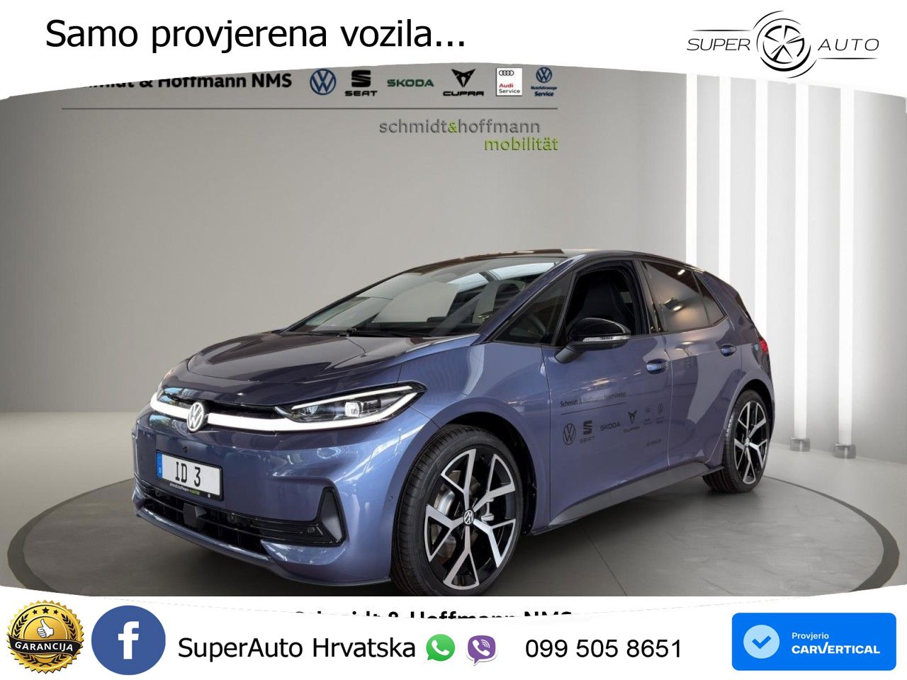 Volkswagen ID.3 79 kWh (231 KS) LED+GR SJED+ACC