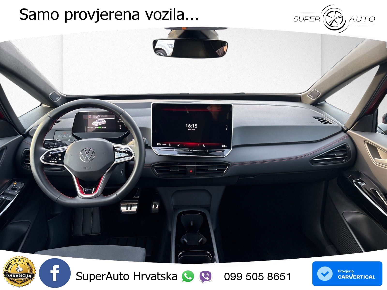 Volkswagen ID.3 GTX Performance 84 kWh (326 KS) LED+GR SJED+ACC