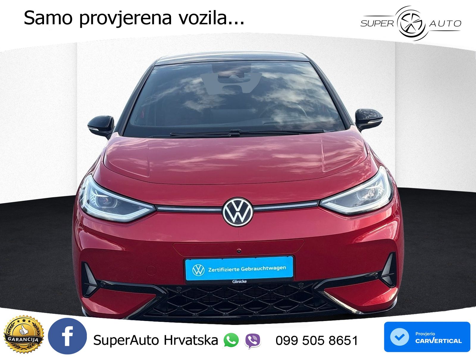 Volkswagen ID.3 GTX Performance 84 kWh (326 KS) LED+GR SJED+ACC