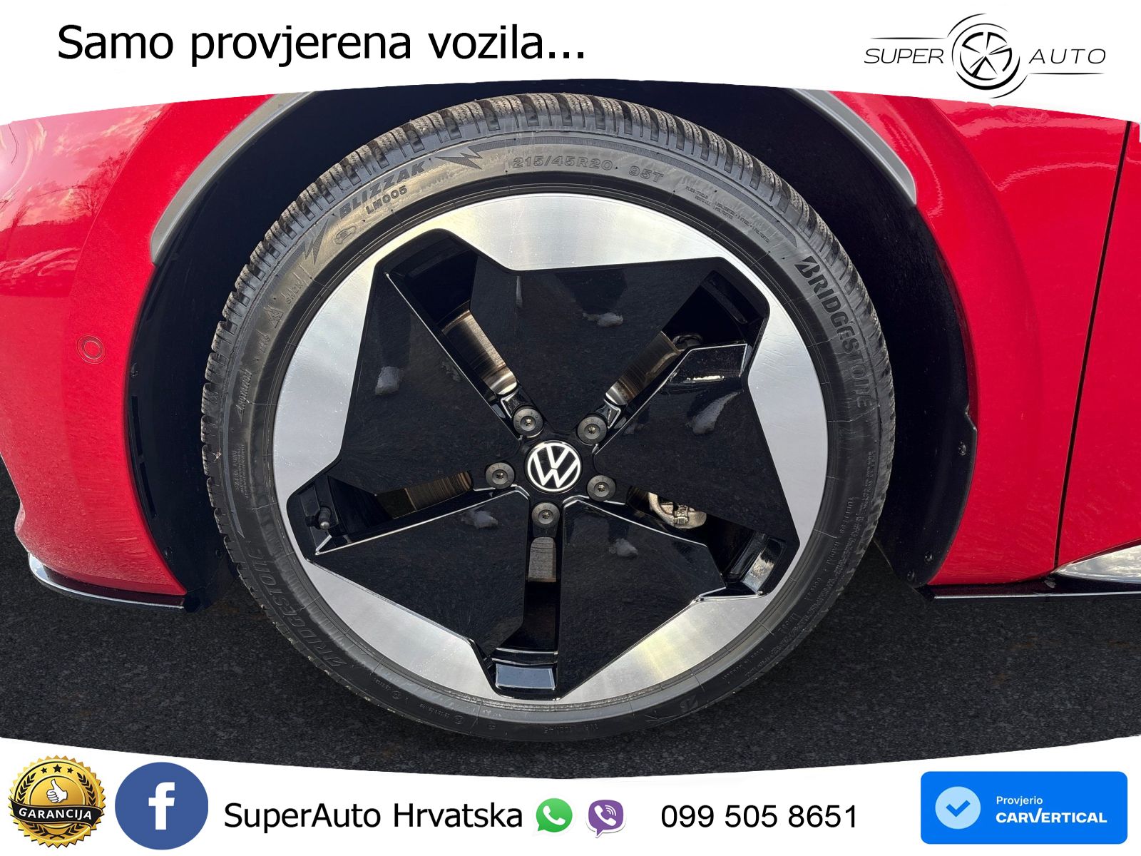 Volkswagen ID.3 GTX Performance 84 kWh (326 KS) LED+GR SJED+ACC