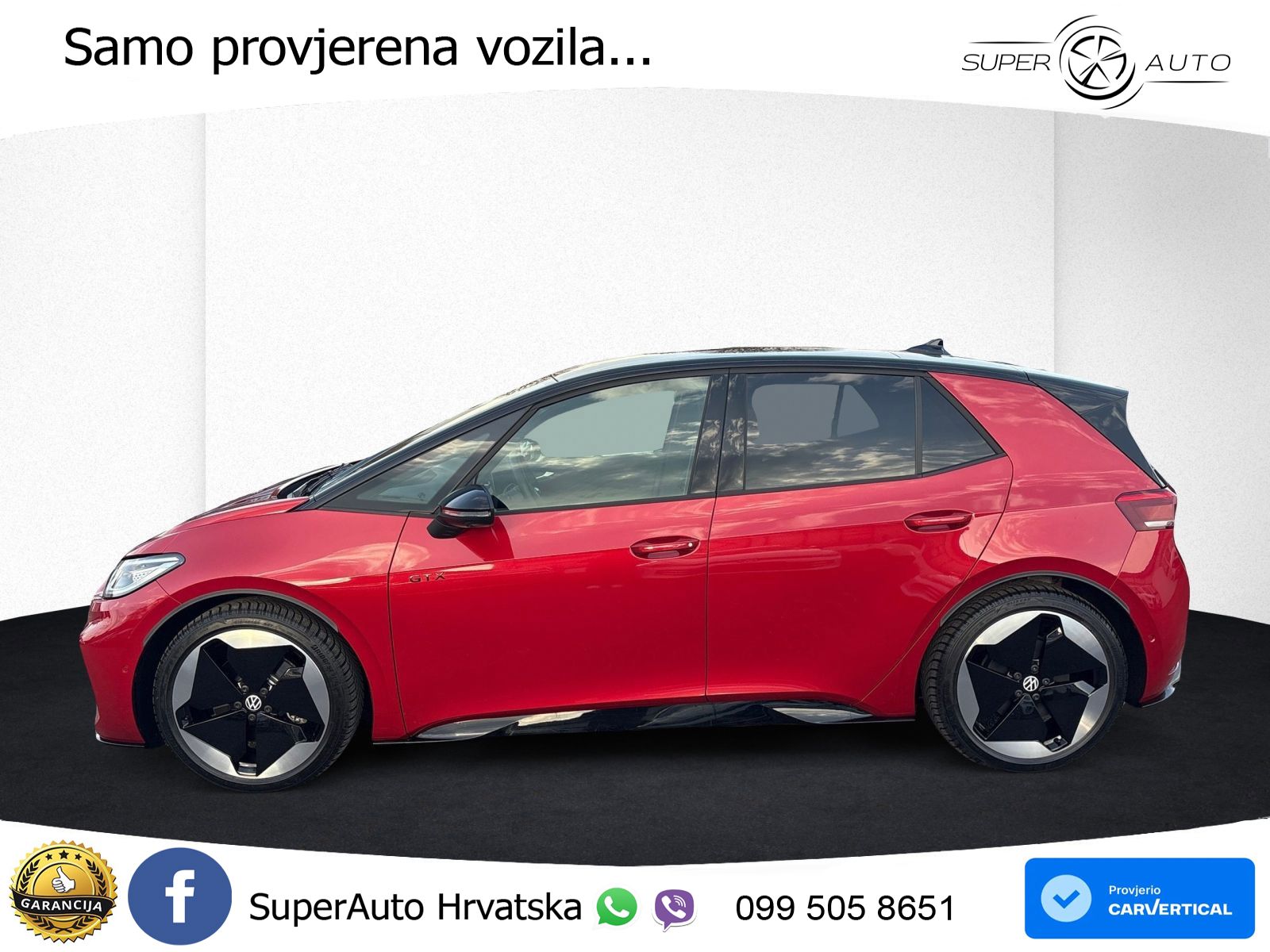 Volkswagen ID.3 GTX Performance 84 kWh (326 KS) LED+GR SJED+ACC