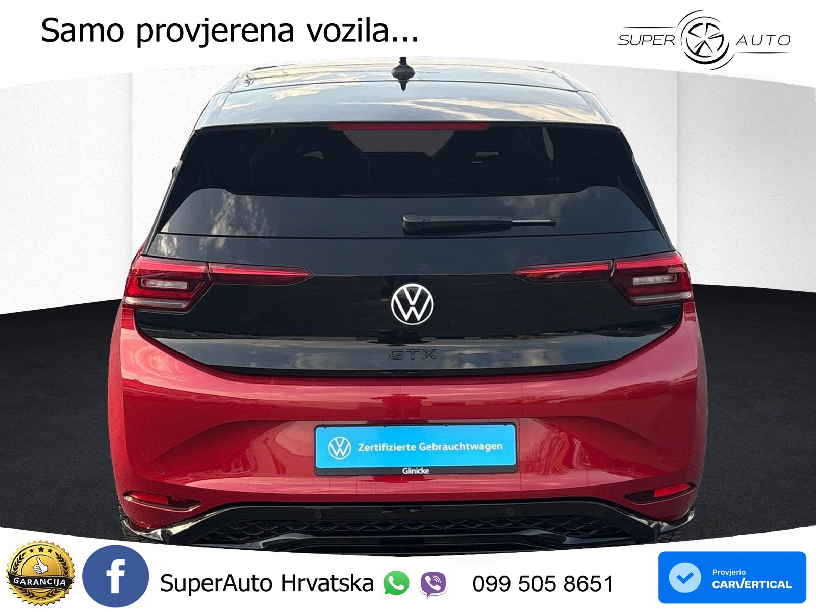Volkswagen ID.3 GTX Performance 84 kWh (326 KS) LED+GR SJED+ACC