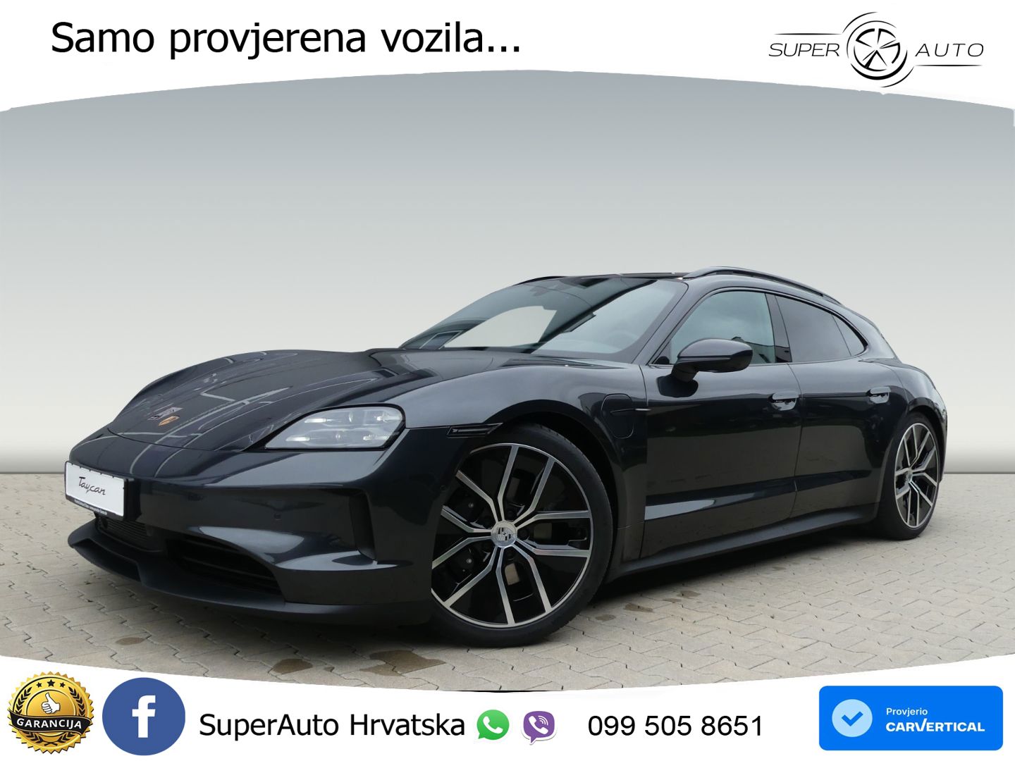 Porsche Taycan Sport Turismo 105 kWh (435 KS)